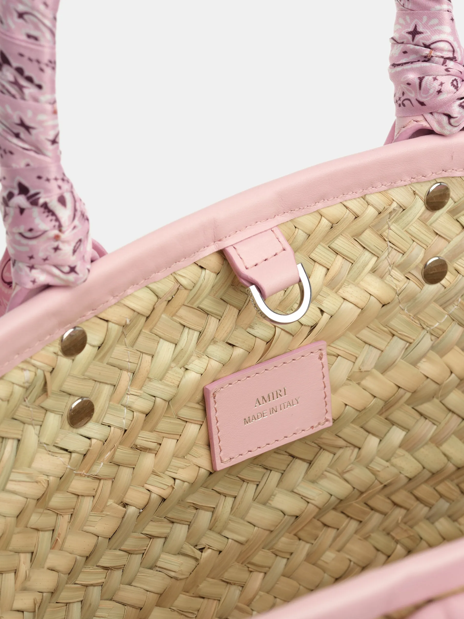 WOMEN - WOMEN'S MA RAFFIA MICRO TOTE - Dusk Pink sold by AMIRI product image thumbnail 5