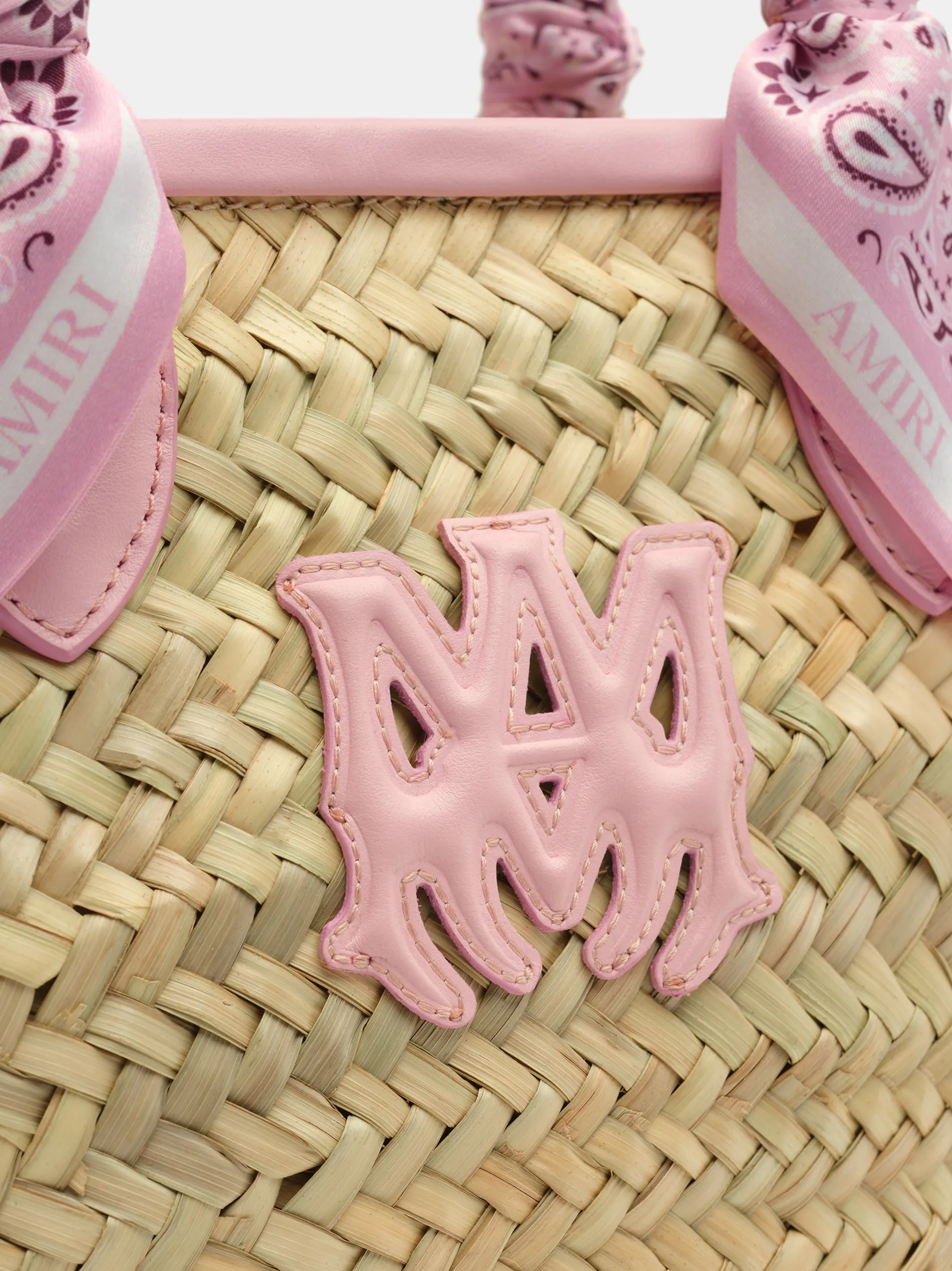 WOMEN - WOMEN'S MA RAFFIA MICRO TOTE - Dusk Pink sold by AMIRI product image thumbnail 4