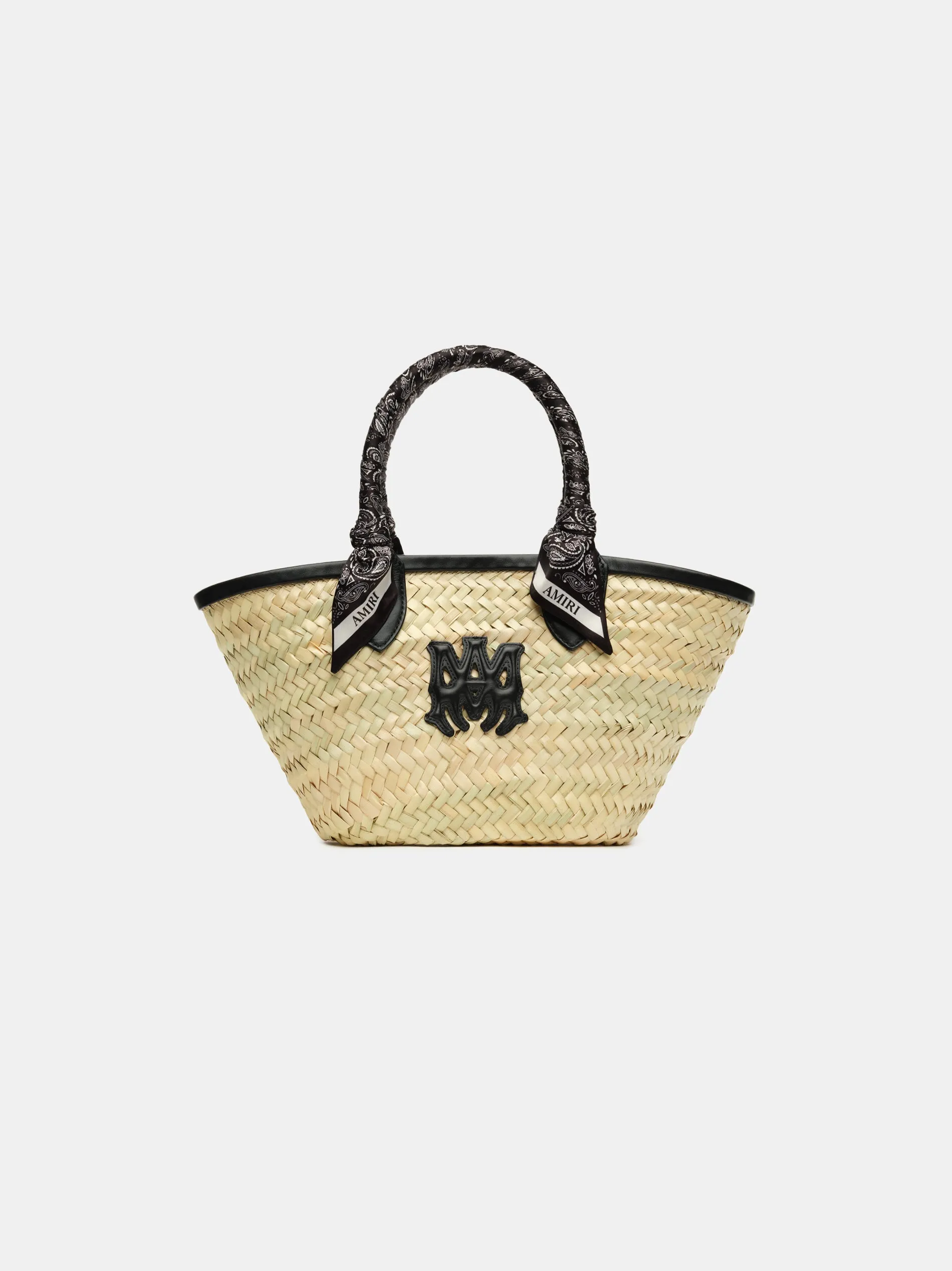 WOMEN - WOMEN'S MA RAFFIA MICRO TOTE - Black sold by AMIRI