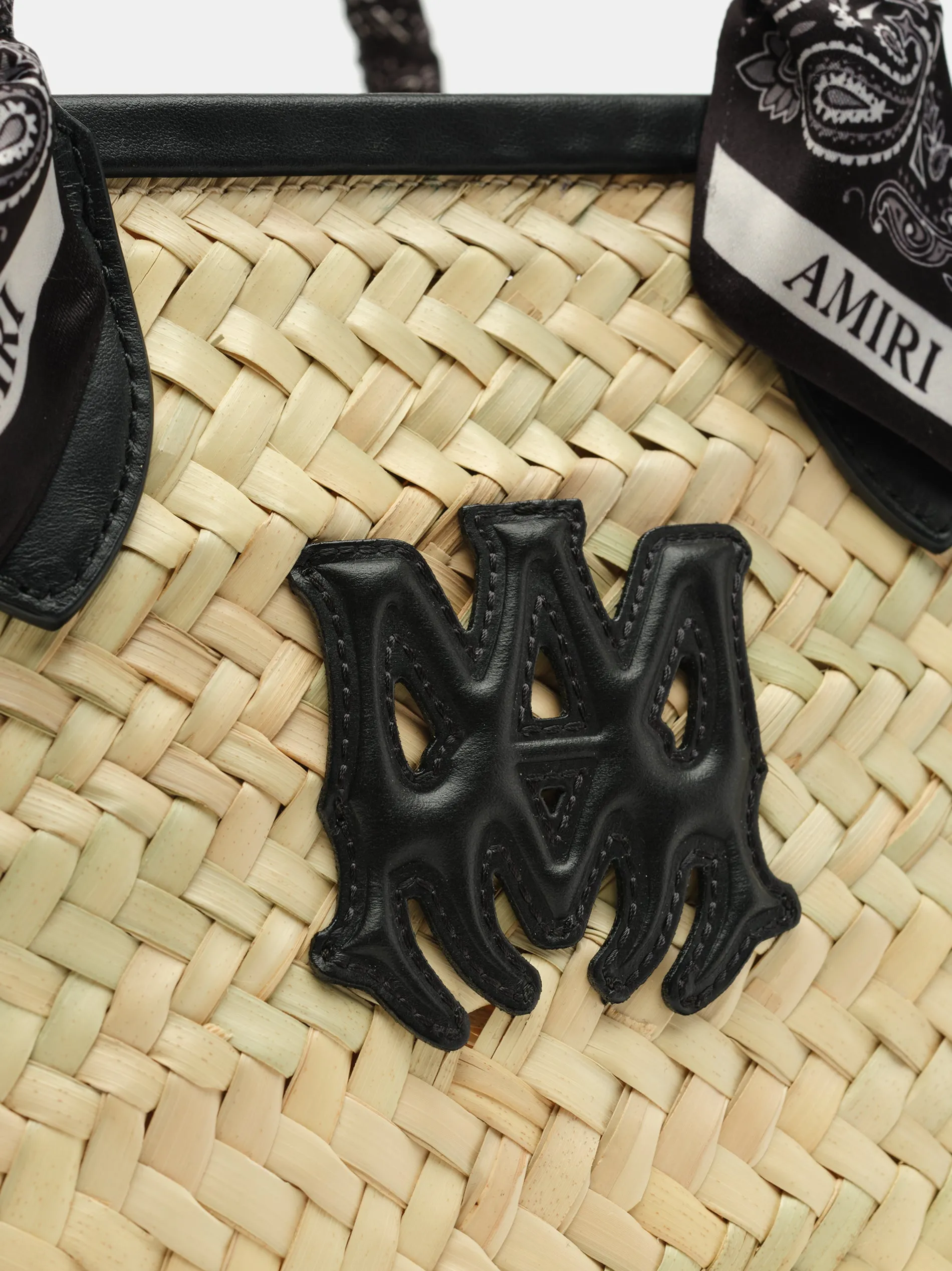 WOMEN - WOMEN'S MA RAFFIA MICRO TOTE - Black sold by AMIRI product image thumbnail 5