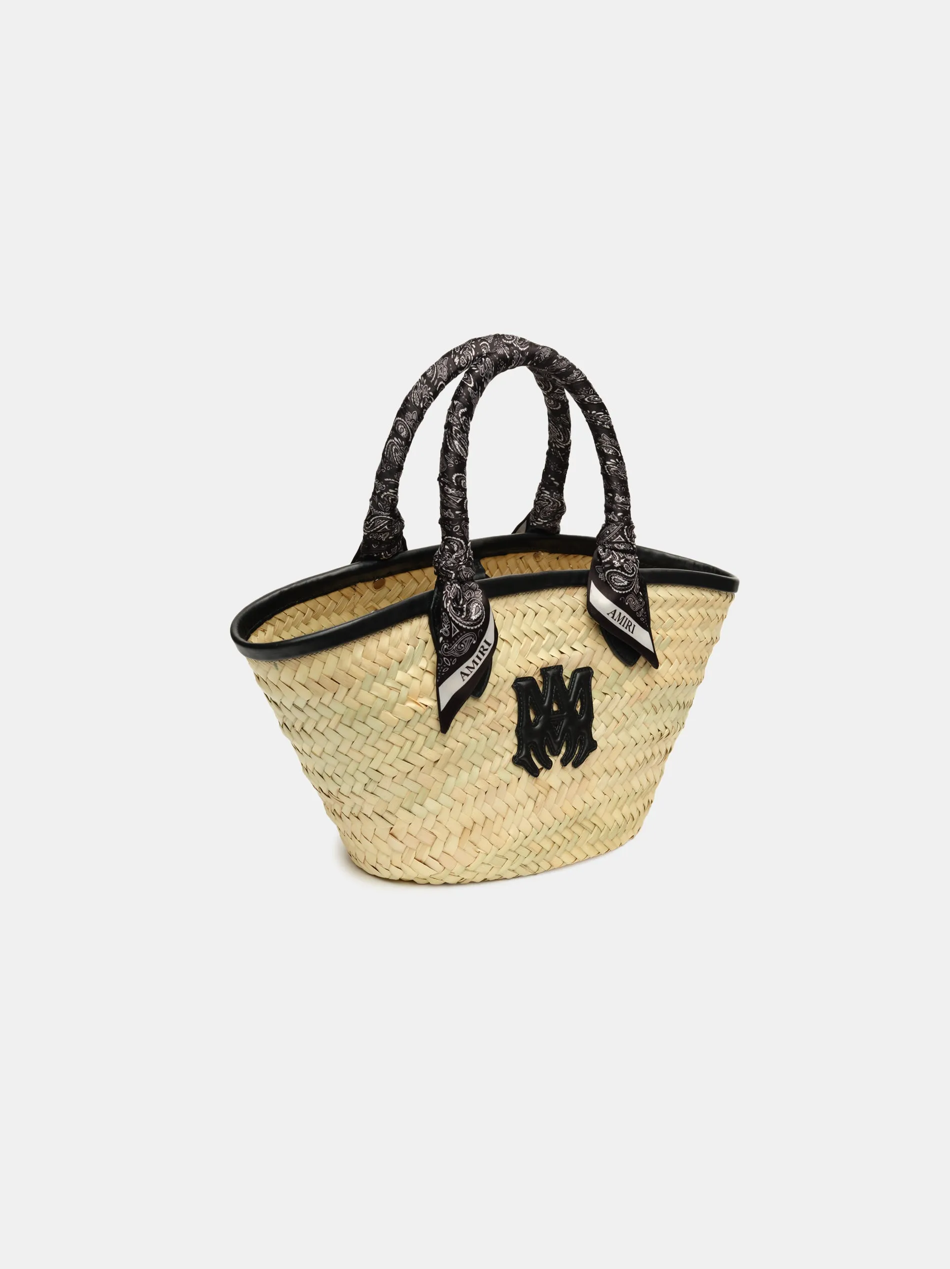 WOMEN - WOMEN'S MA RAFFIA MICRO TOTE - Black sold by AMIRI product image thumbnail 3