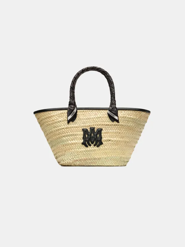 WOMEN - WOMEN'S MA RAFFIA MACRO TOTE - Black made by AMIRI