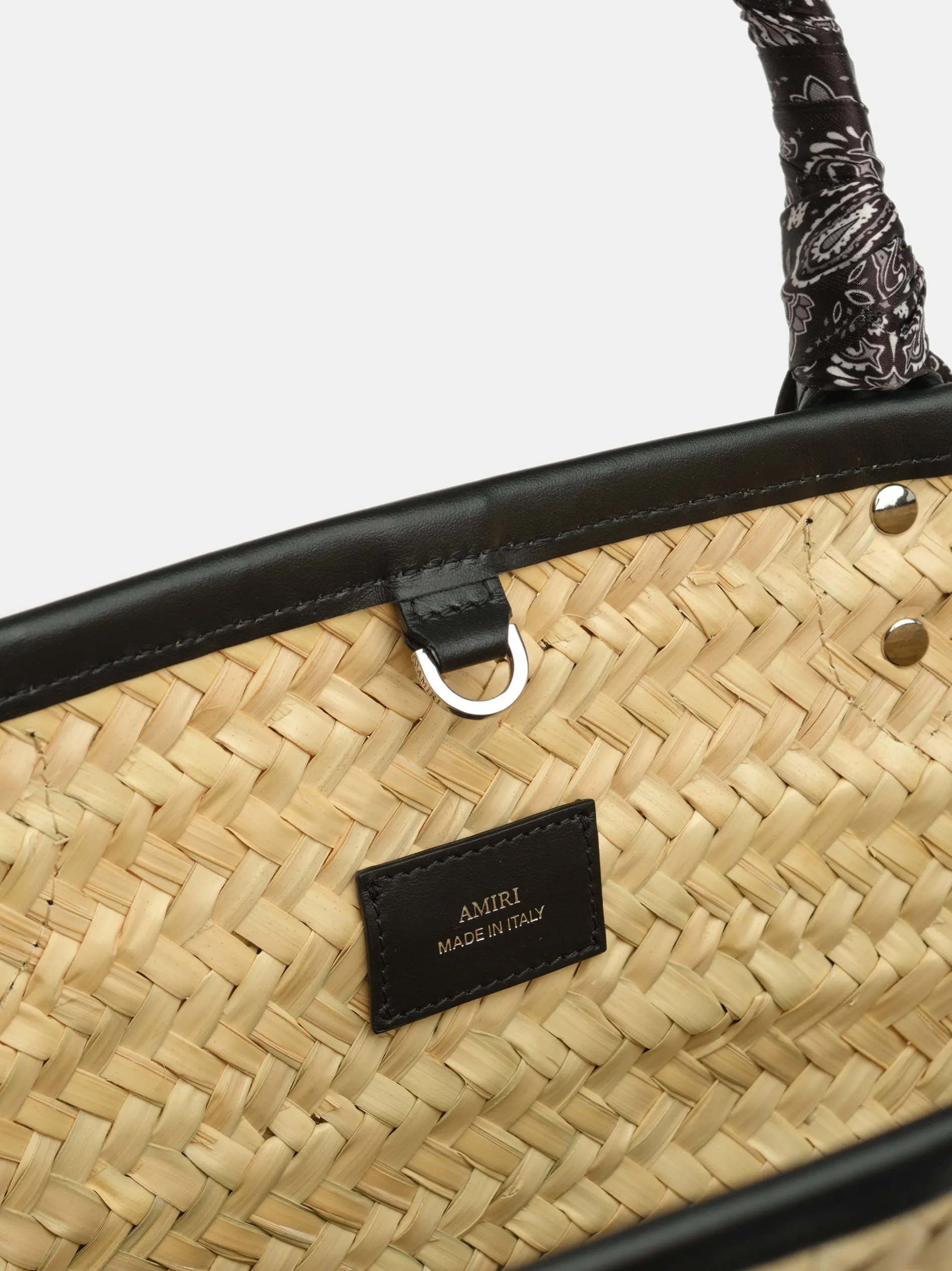 WOMEN - WOMEN'S MA RAFFIA MACRO TOTE - Black sold by AMIRI product image thumbnail 5