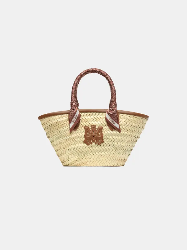 WOMEN - WOMEN'S MA RAFFIA MICRO TOTE - Brown made by AMIRI