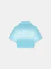 WOMEN - WOMEN'S MA CROPPED POLO - Ice Blue sold by AMIRI