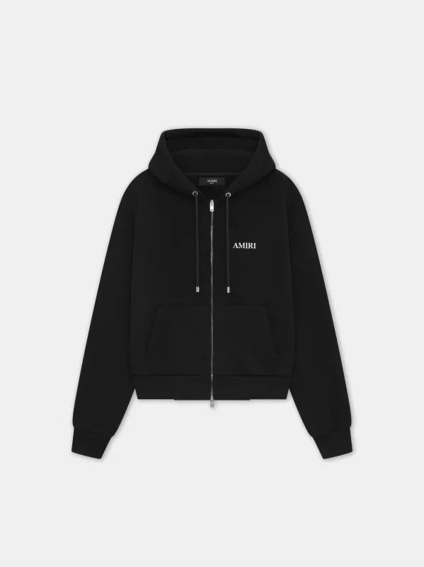 トップス AMIRI 25SS MA QUAD CRYSTAL ZIP HOODIE MA QUAD CRYSTAL ZIP HOODIE - Navy | Parallel