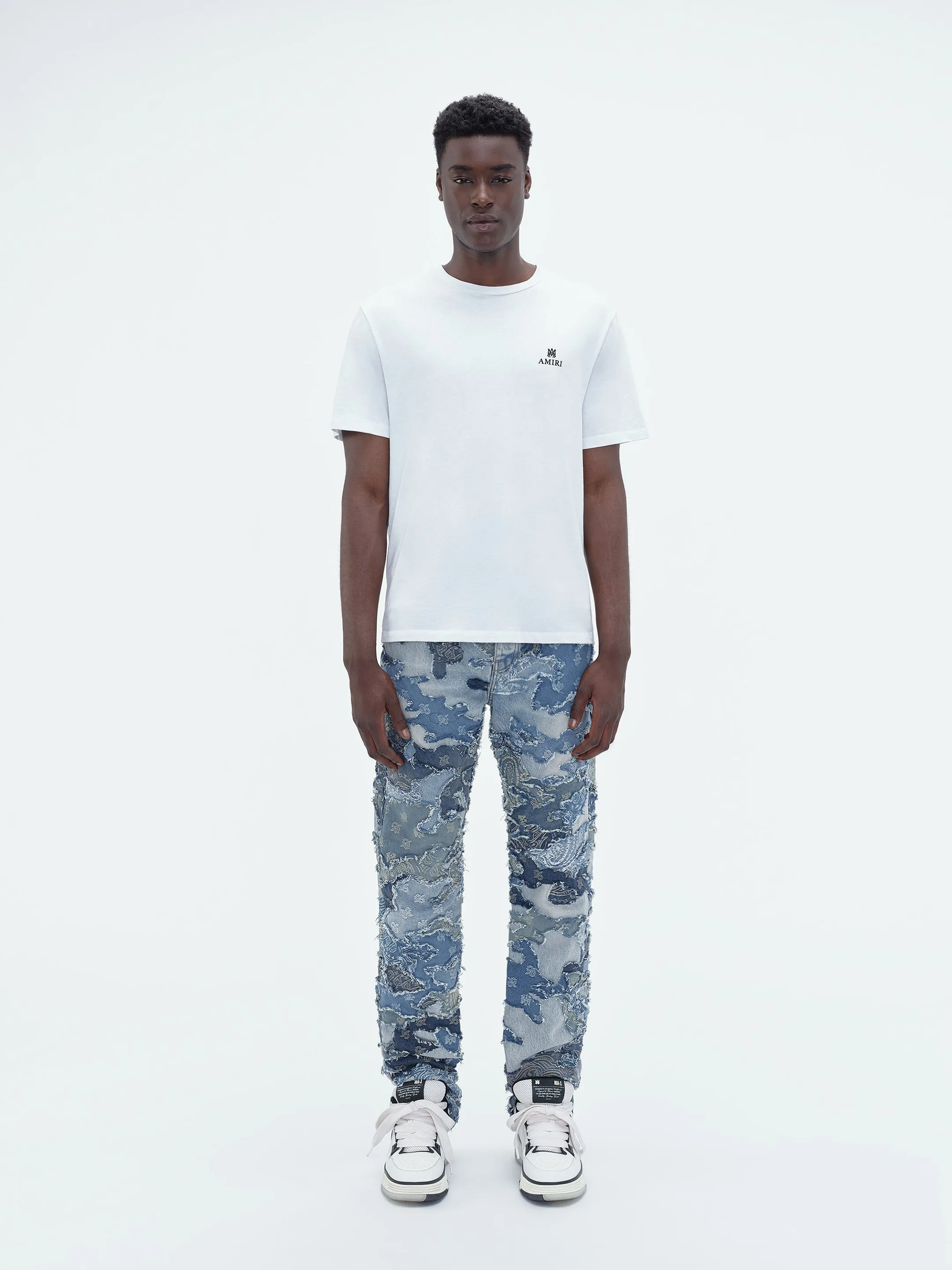 PATCHWORK CAMO STRAIGHT JEAN - Perfect Indigo sold by AMIRI product image thumbnail 2