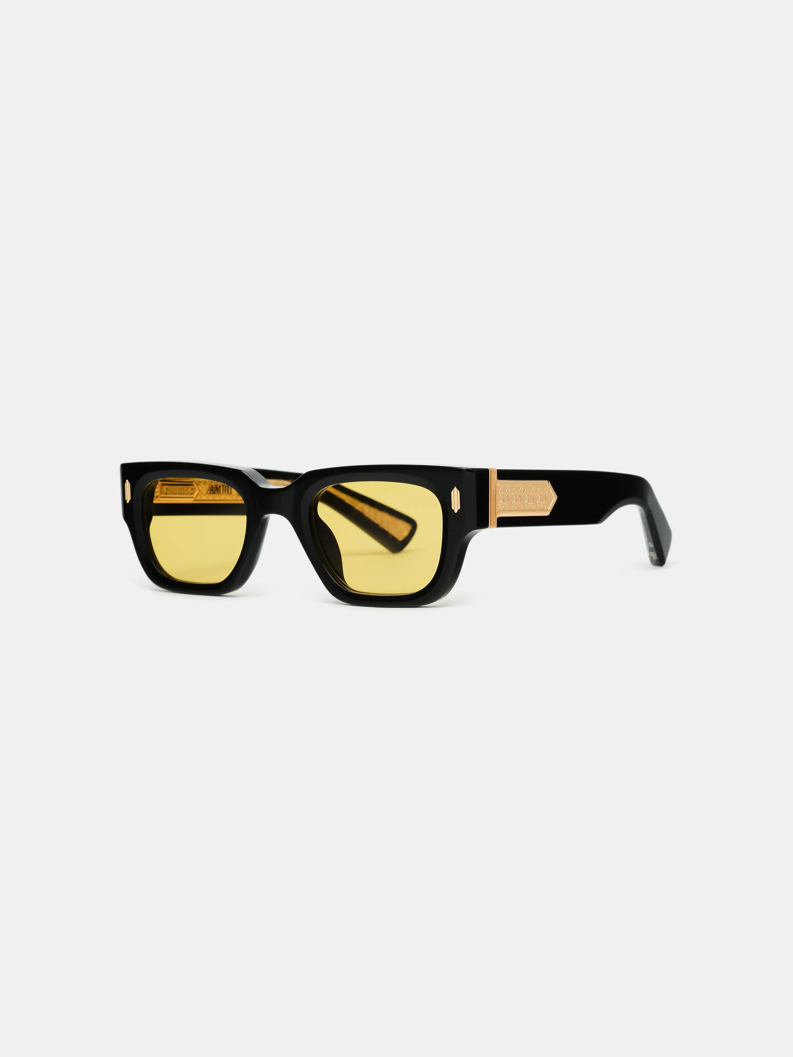 VENICE SUNGLASSES - Black Yellow sold by AMIRI