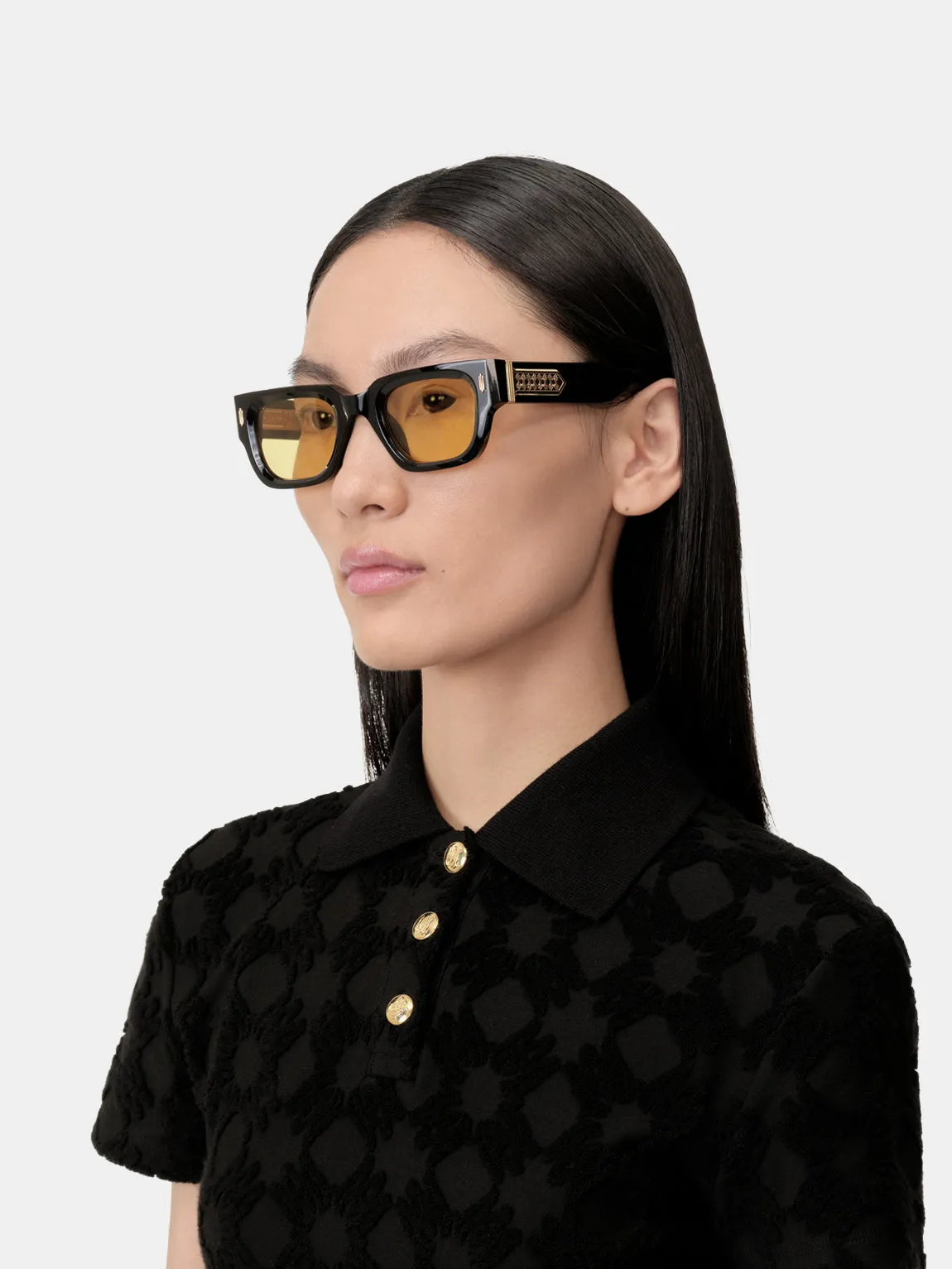 VENICE SUNGLASSES - Black Yellow sold by AMIRI product image thumbnail 4
