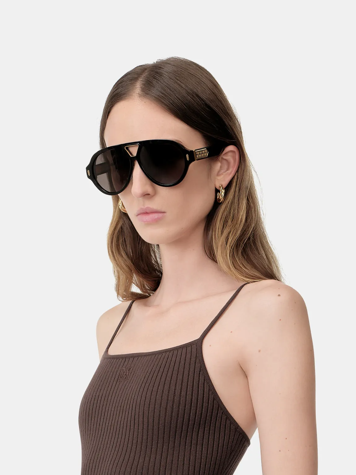 SUNSET SUNGLASSES - Black sold by AMIRI product image thumbnail 4