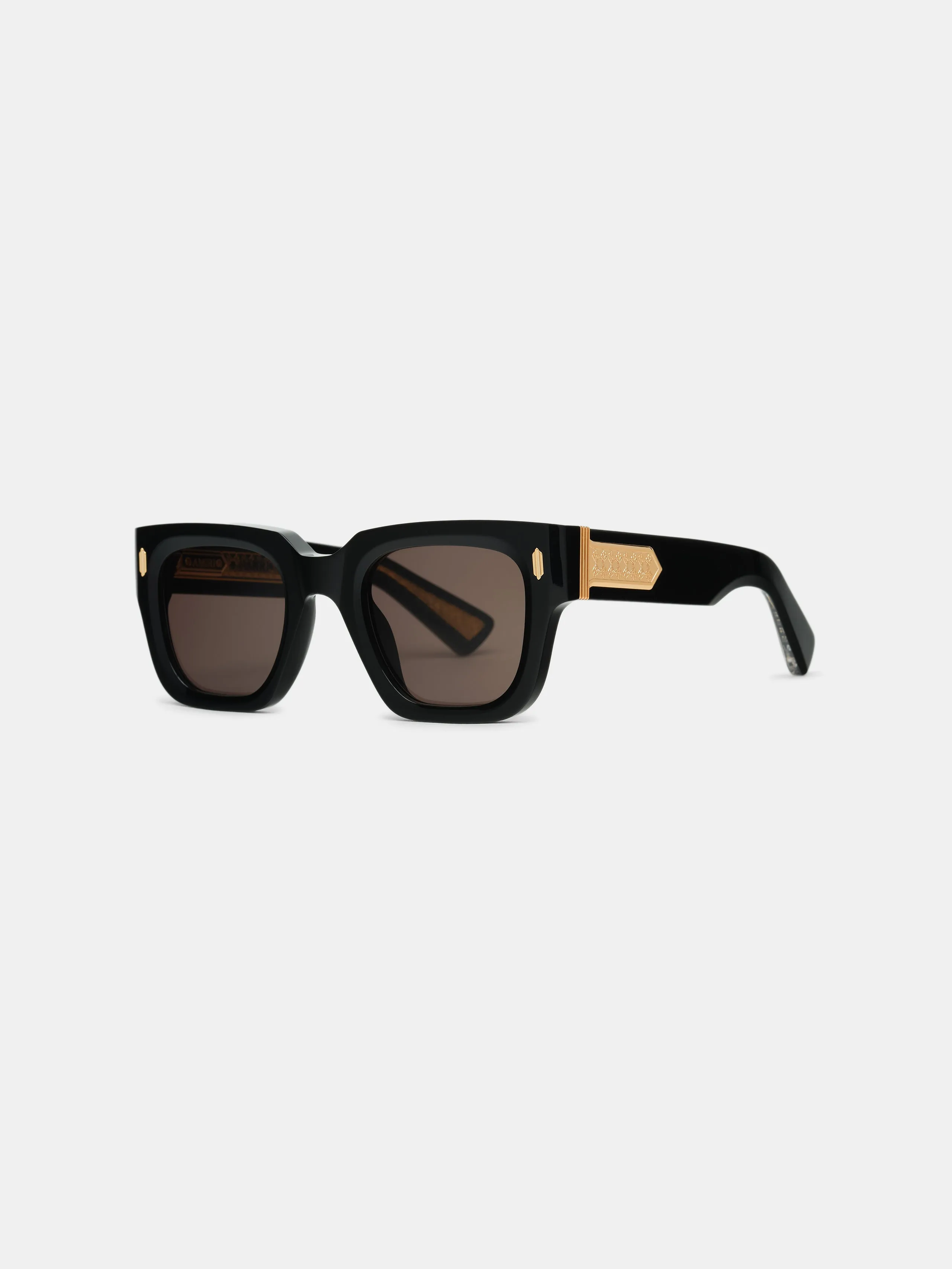 MULHOLLAND SUNGLASSES - Black Gold sold by AMIRI