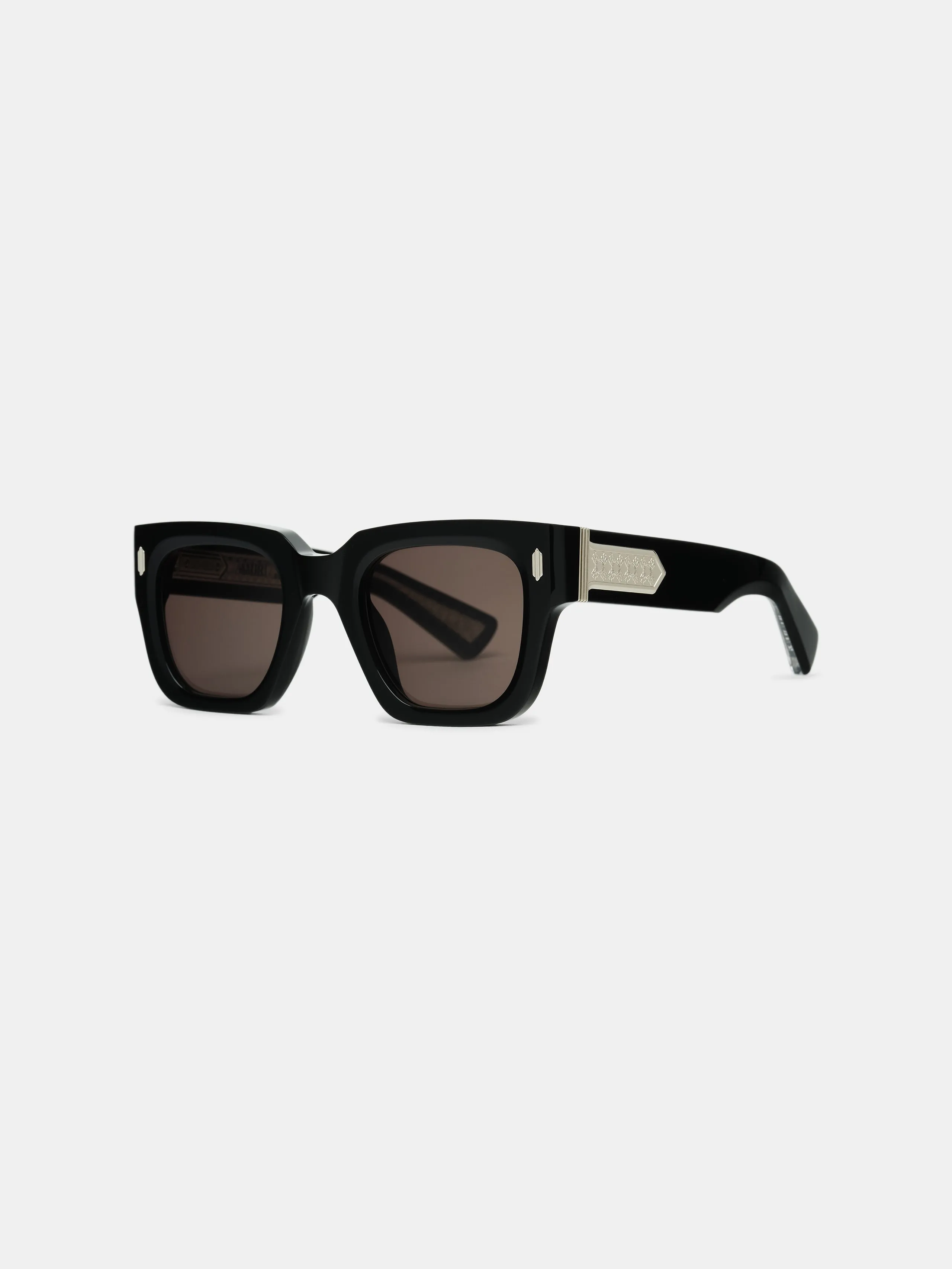 MULHOLLAND SUNGLASSES - Black Silver sold by AMIRI