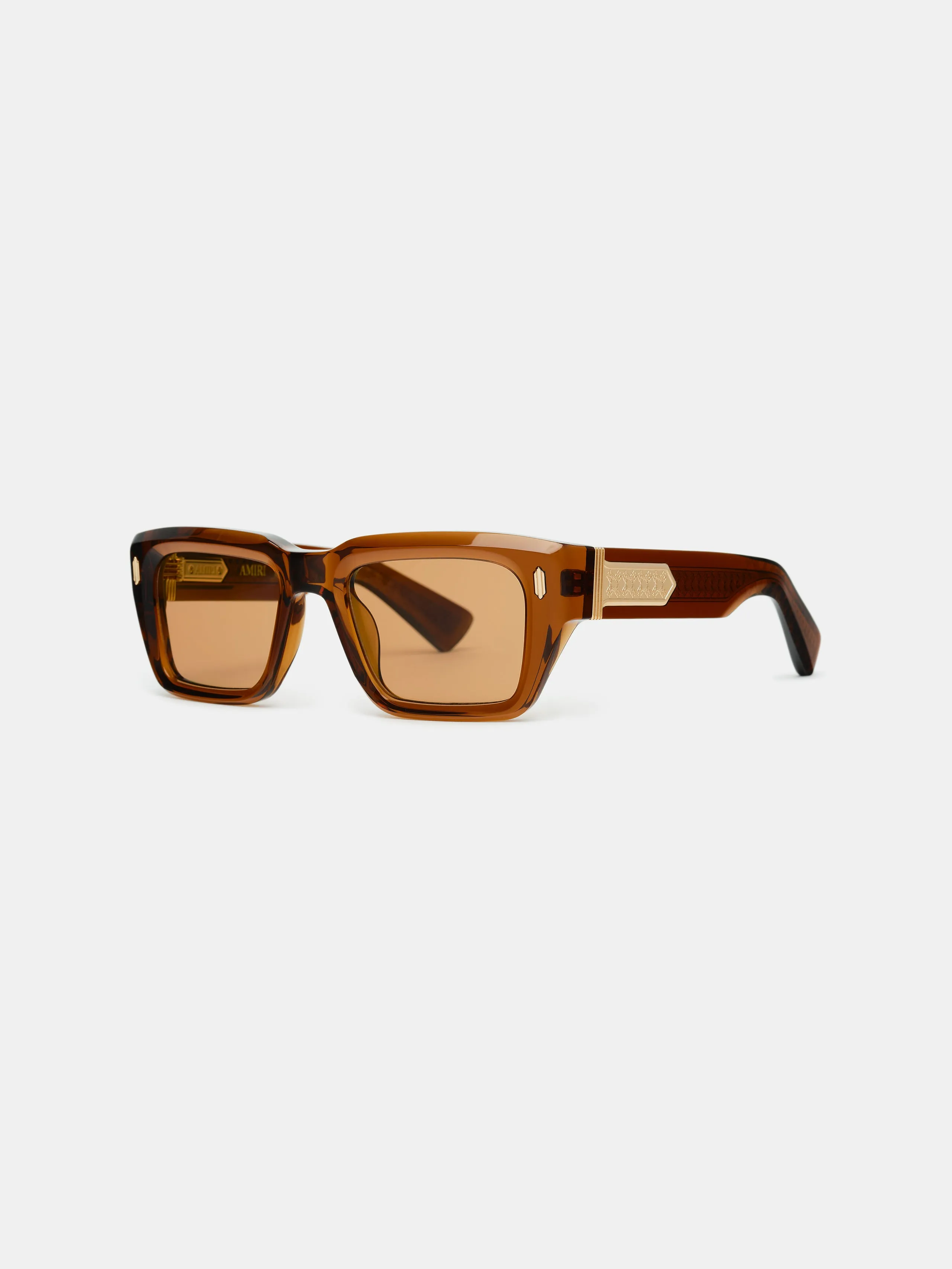 HOLLYWOOD SUNGLASSES - Brown sold by AMIRI