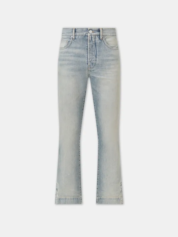 STRAIGHT FLARE JEAN - Antique Indigo made by AMIRI