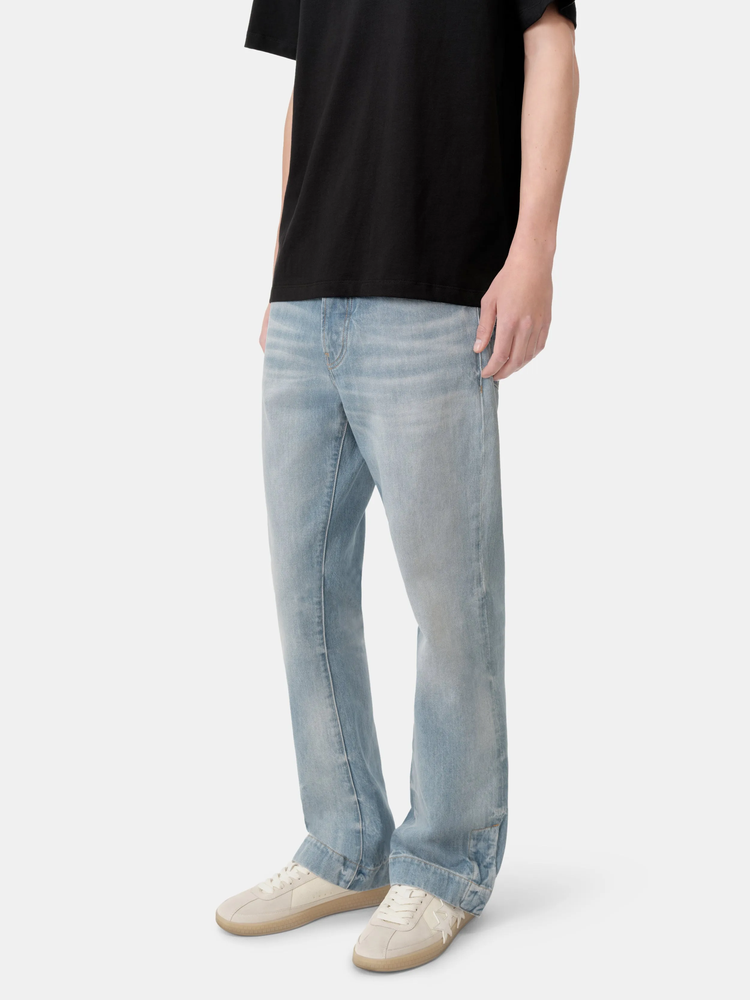 STRAIGHT FLARE JEAN - Faded Indigo sold by AMIRI product image thumbnail 4
