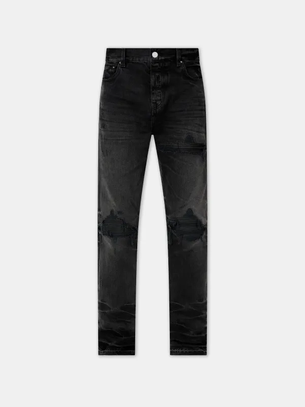 M.A. BAR LOGO STRAIGHT JEAN - AGED BLACK | Parallel
