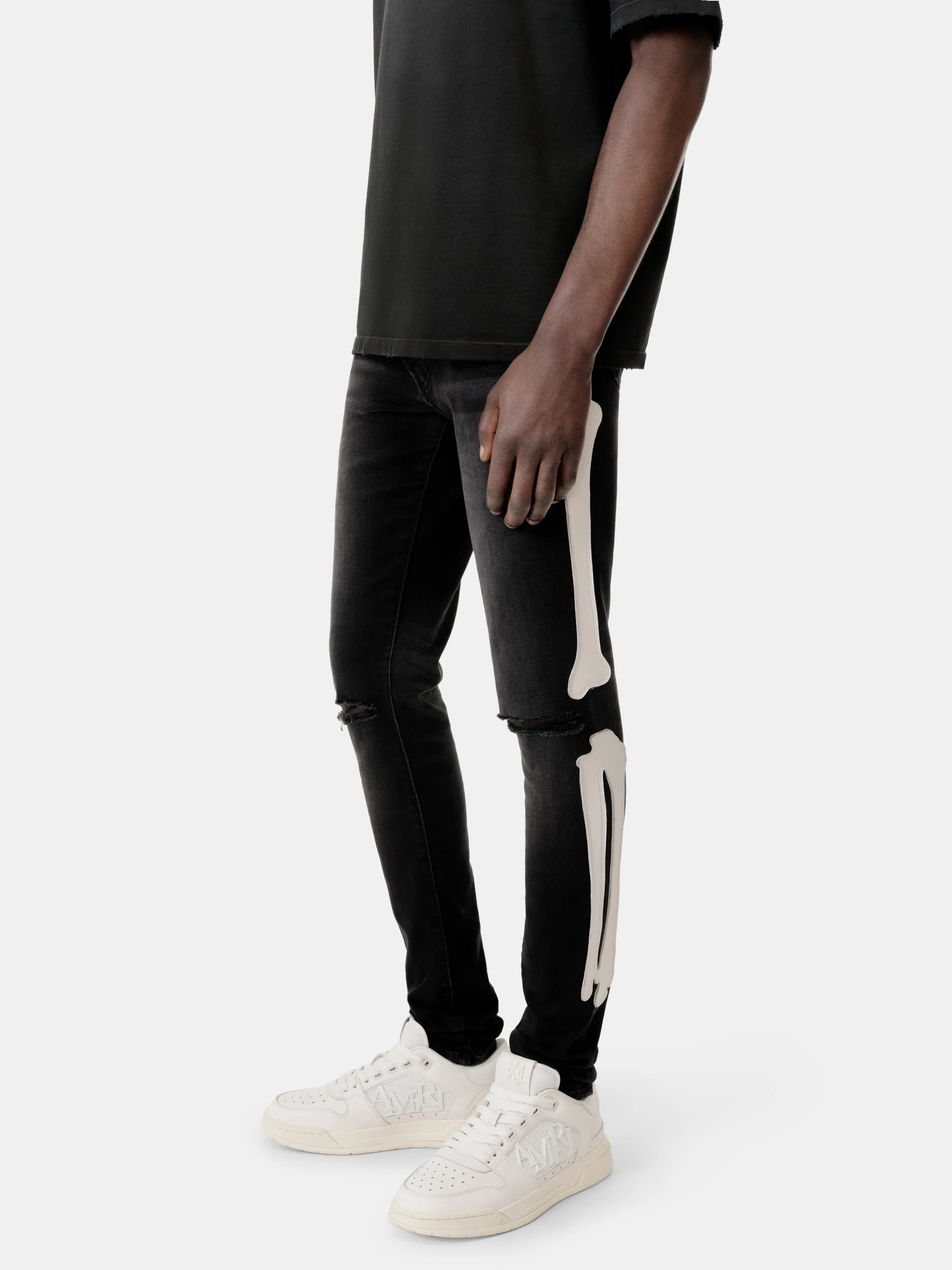 BONES SLASH JEAN - Vintage Black sold by AMIRI product image thumbnail 4