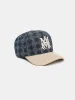 MA LEATHER BRIM DENIM HAT - Indigo sold by AMIRI