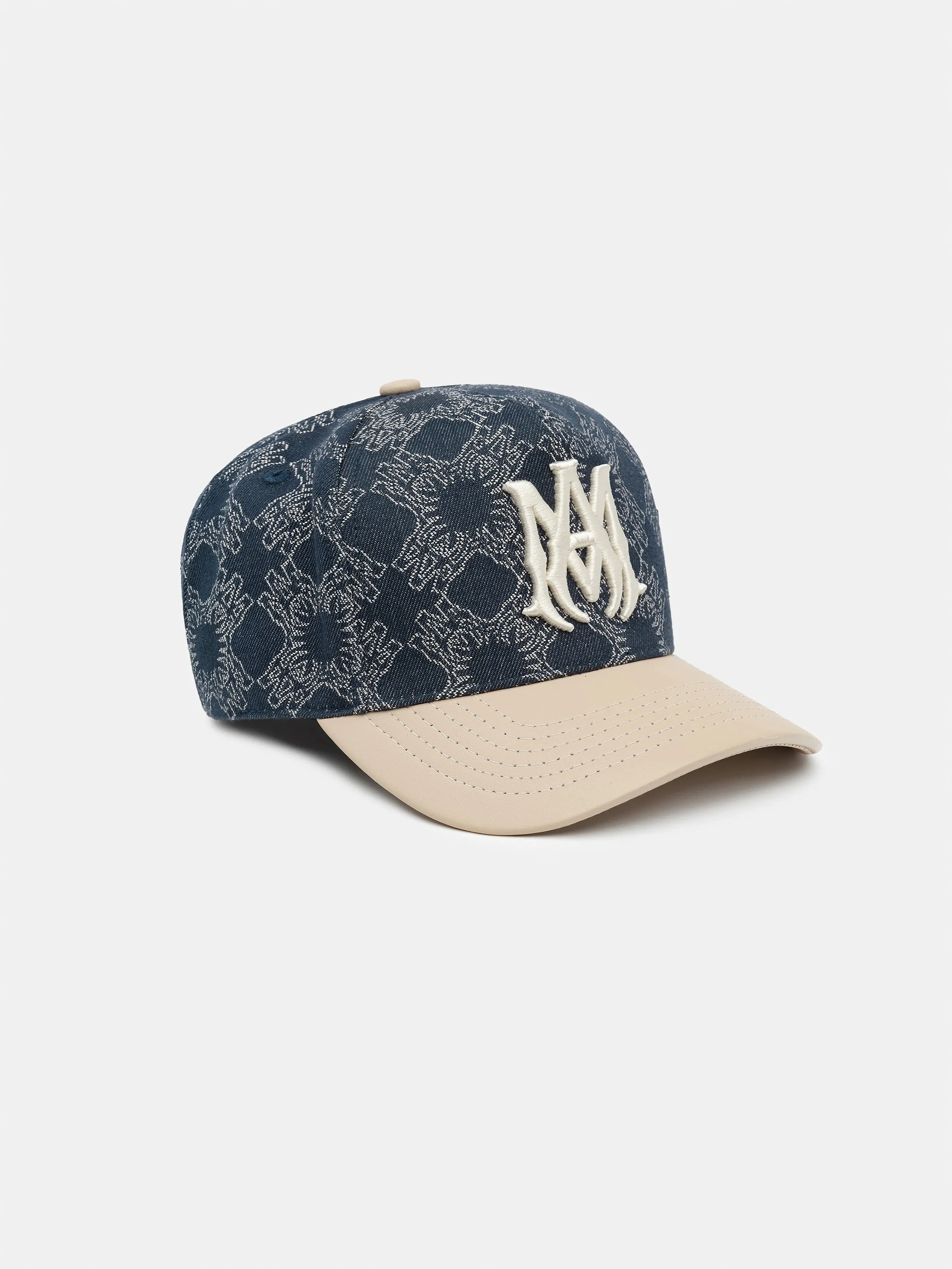 MA LEATHER BRIM DENIM HAT - Indigo sold by AMIRI product image thumbnail 2