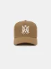 MA FULL CANVAS HAT - Camel sold by AMIRI