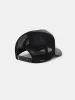 LEATHER MA TRUCKER HAT - Black sold by AMIRI