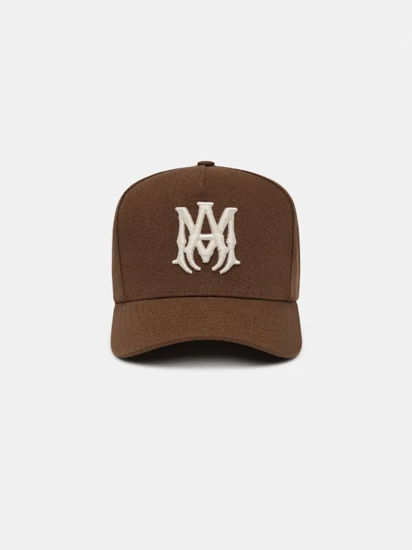 MA FULL CANVAS HAT - Brown sold by AMIRI