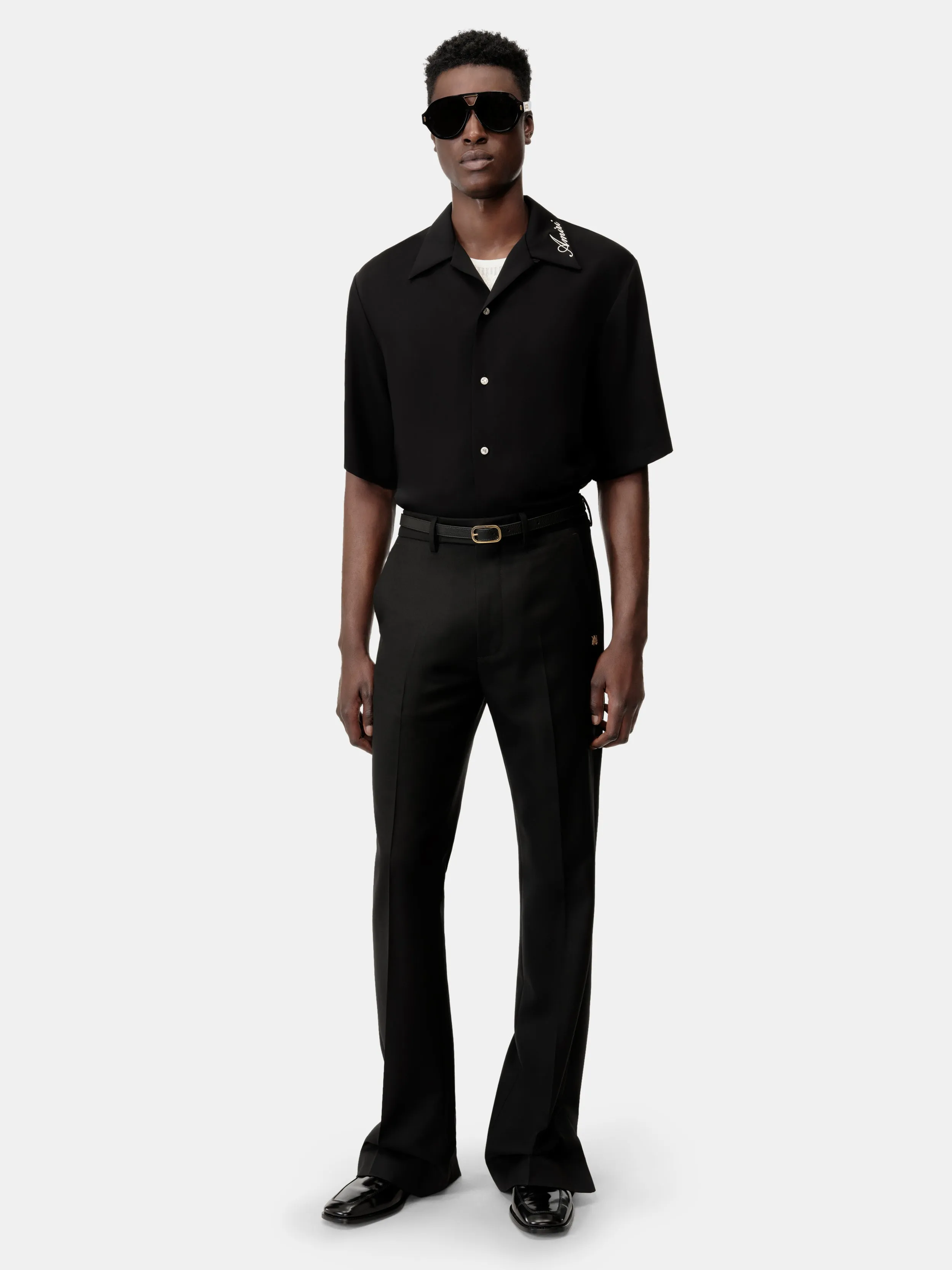 AMIRI CAMP SHIRT - Black sold by AMIRI product image thumbnail 2