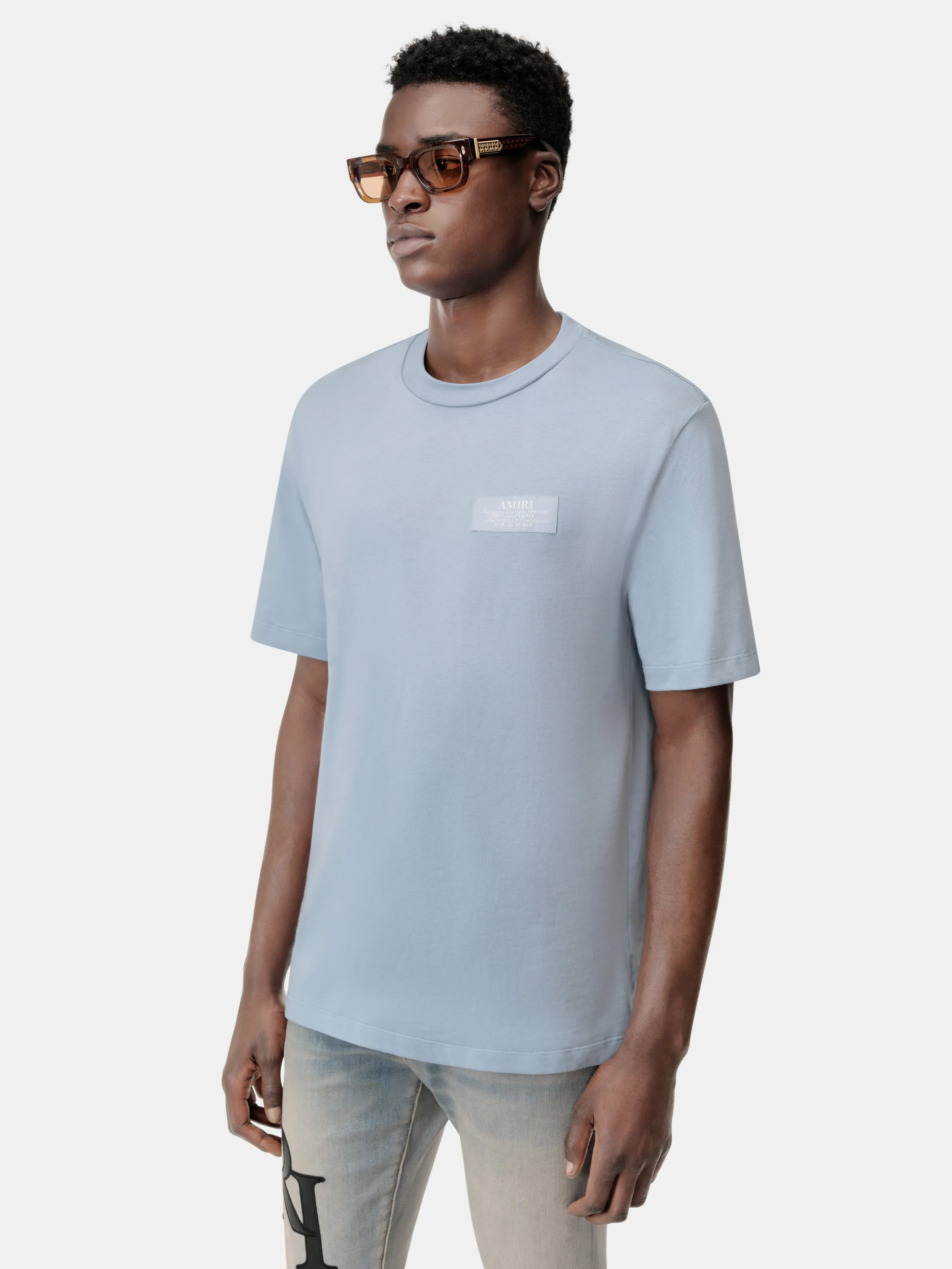 AMIRI SPIRIT TEE - Ashley Blue sold by AMIRI product image thumbnail 4