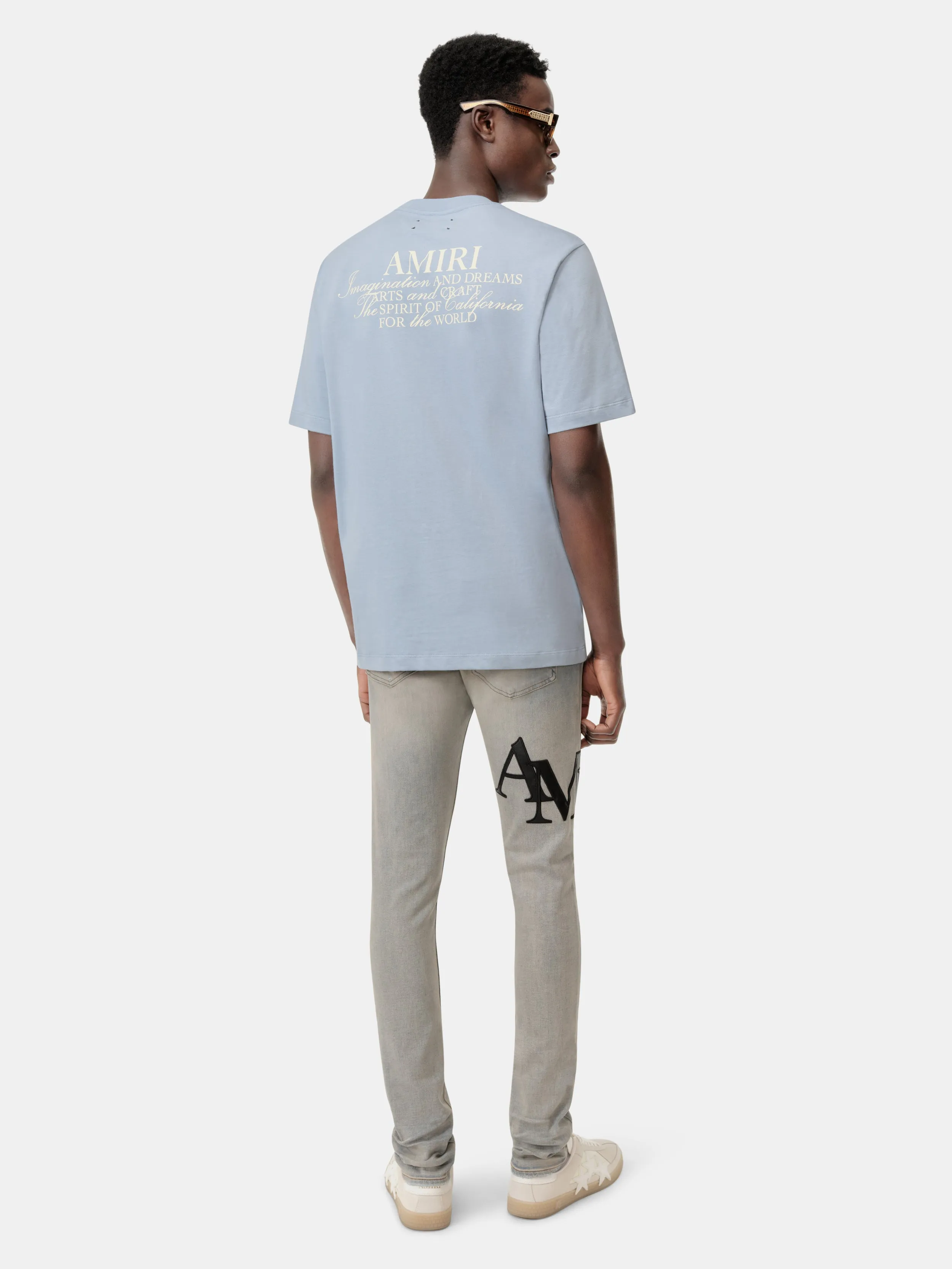 AMIRI SPIRIT TEE - Ashley Blue sold by AMIRI product image thumbnail 5