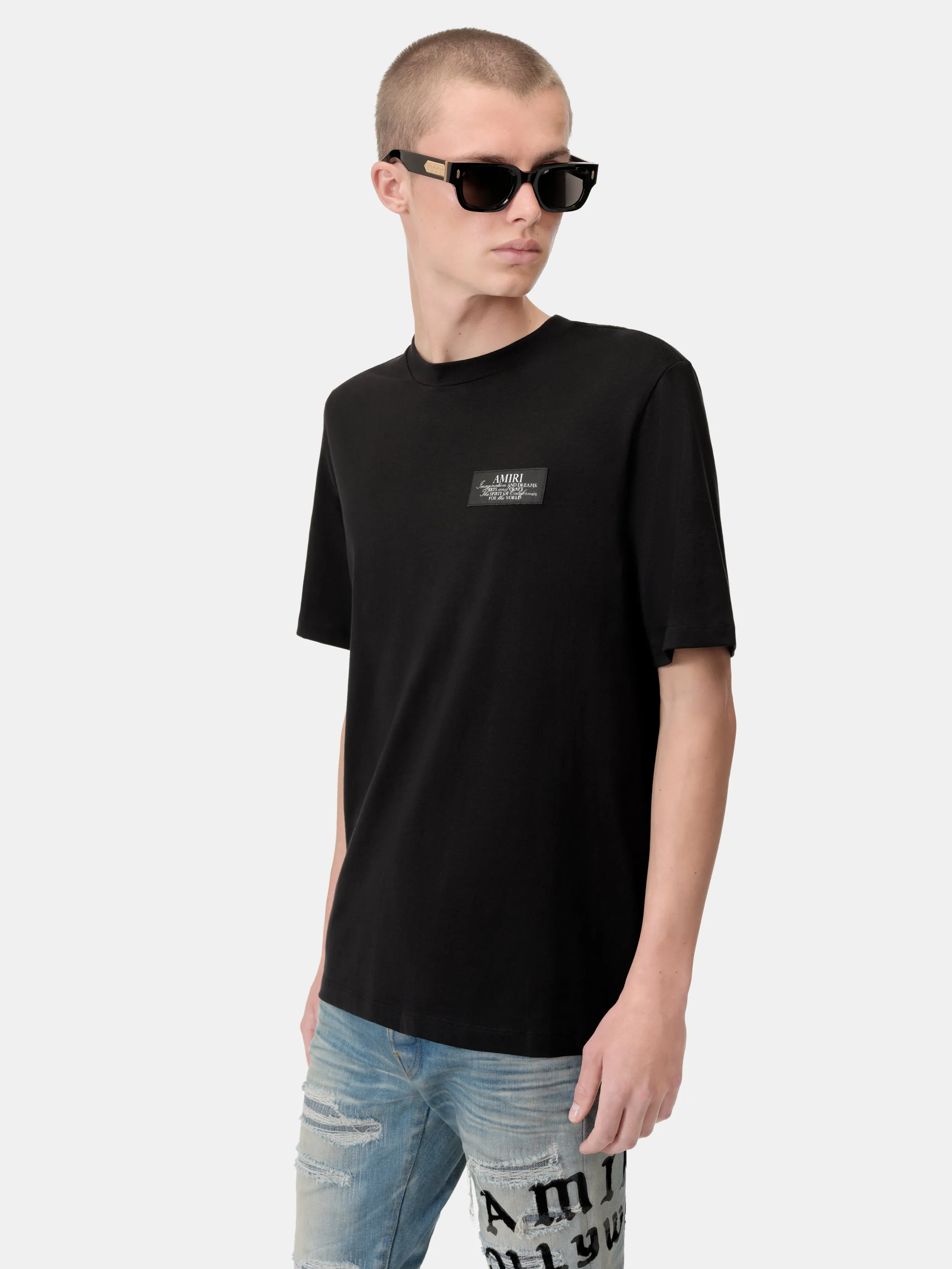 AMIRI SPIRIT TEE - Black sold by AMIRI product image thumbnail 4