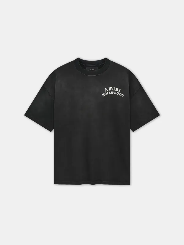 AMIRI HOLLYWOOD OVERSIZED TEE - Black sold by AMIRI