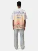 FOLLOW ME OVERSIZED TEE - Ivory sold by AMIRI