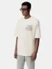 FOLLOW ME OVERSIZED TEE - Ivory sold by AMIRI