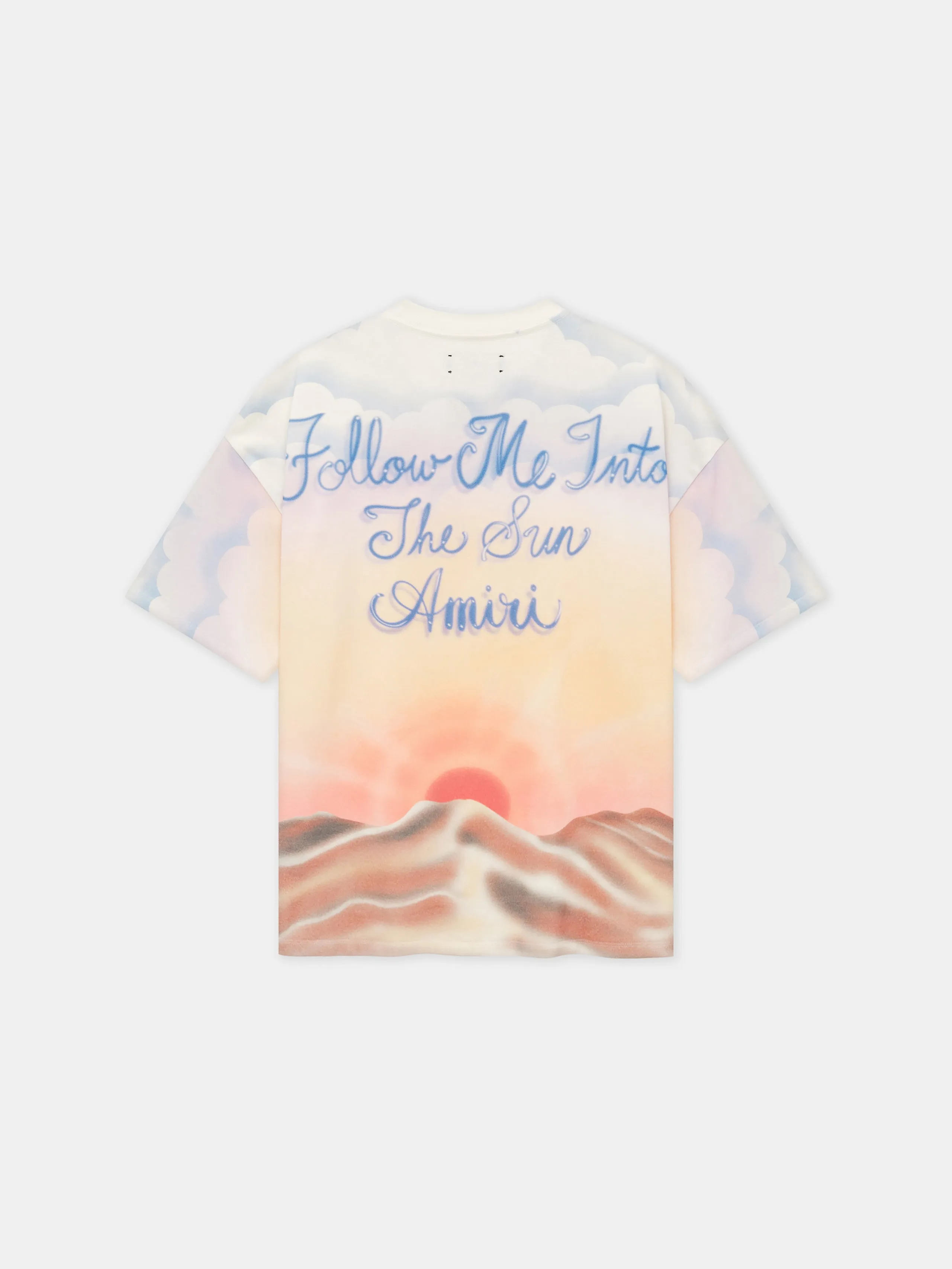 FOLLOW ME OVERSIZED TEE - Ivory sold by AMIRI product image thumbnail 3