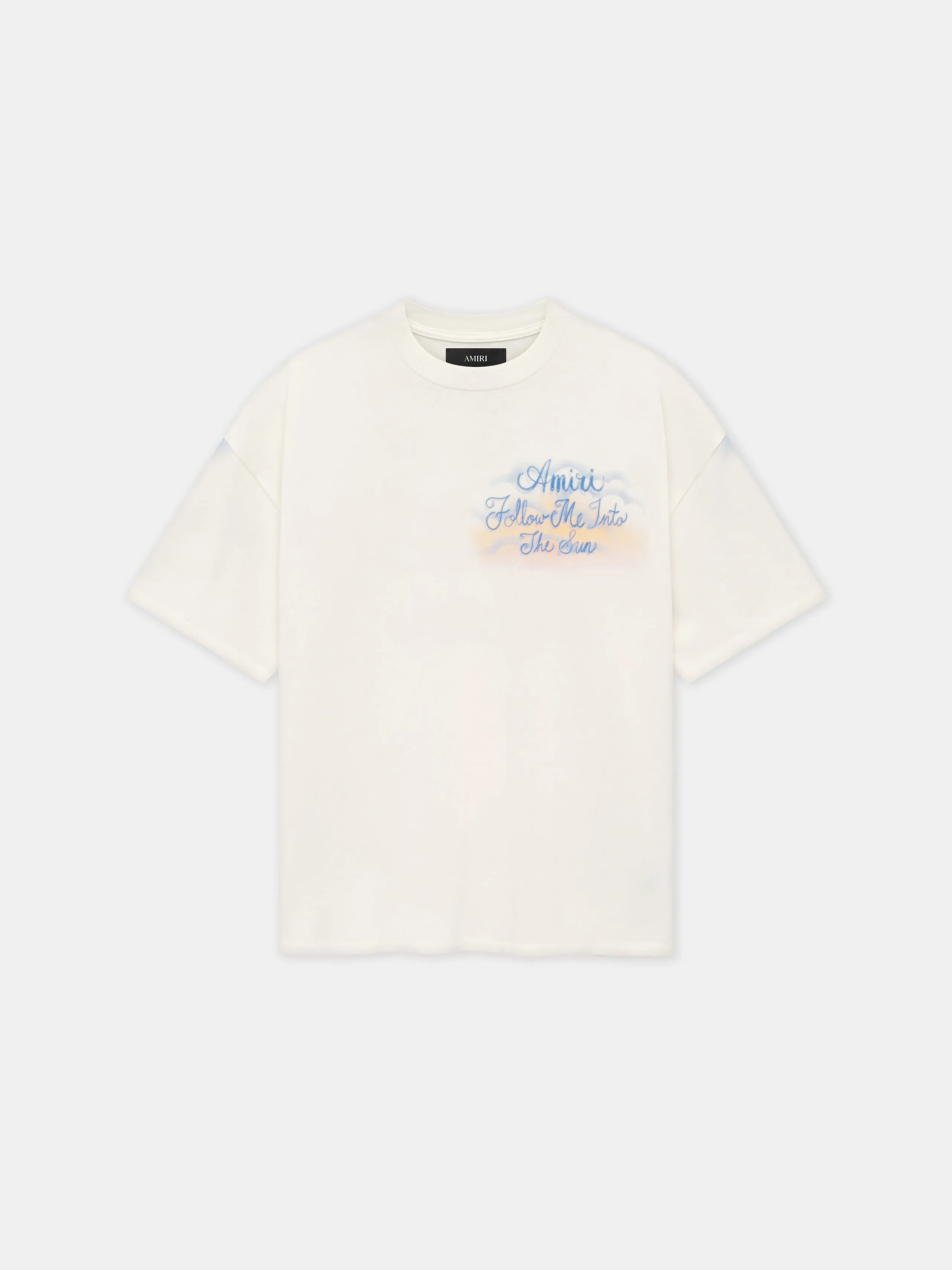 FOLLOW ME OVERSIZED TEE - Ivory sold by AMIRI