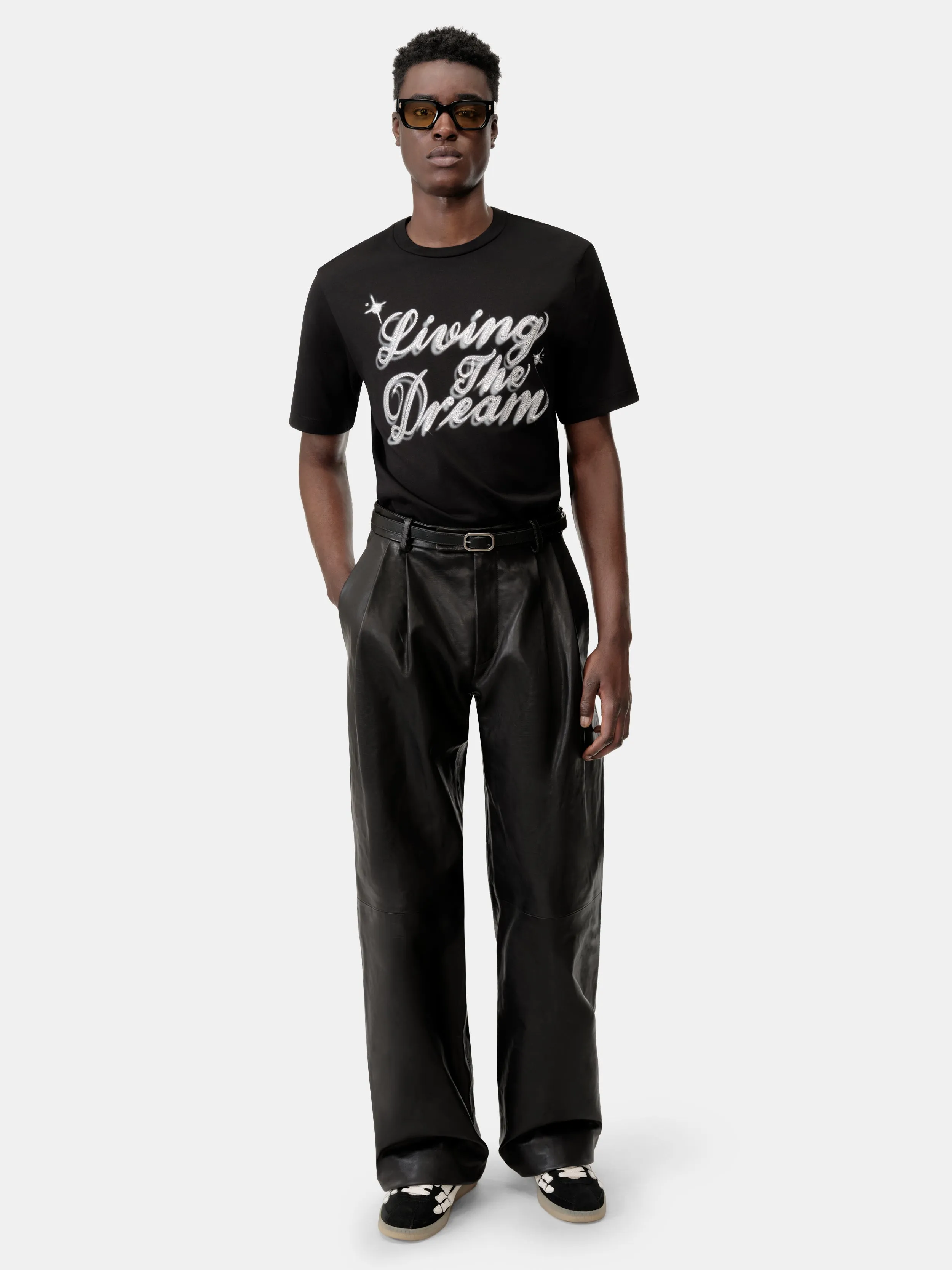 CRYSTAL LIVING THE DREAM TEE - Black sold by AMIRI product image thumbnail 2