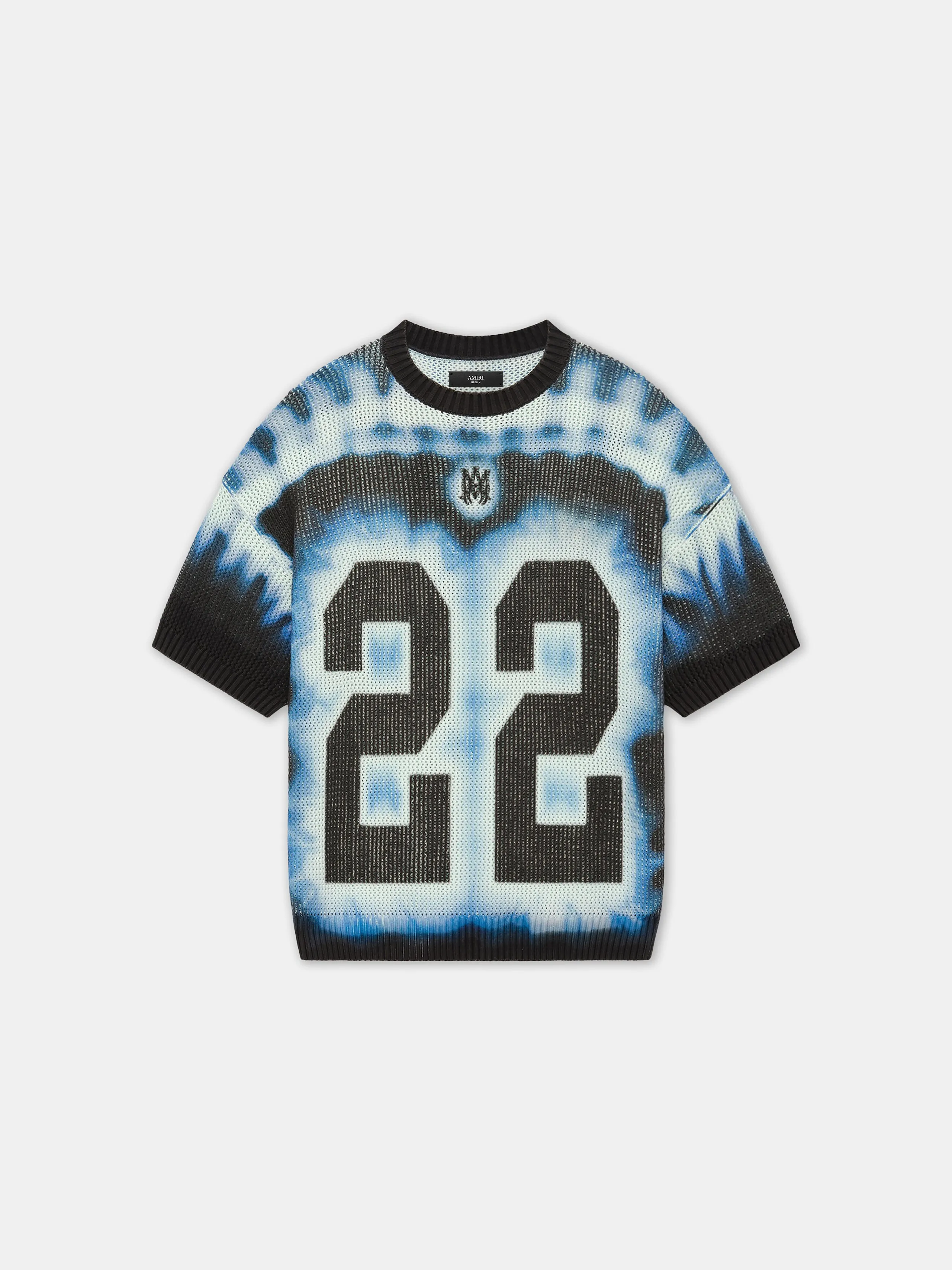 22 TIE DYE TEE - Ashley Blue sold by AMIRI