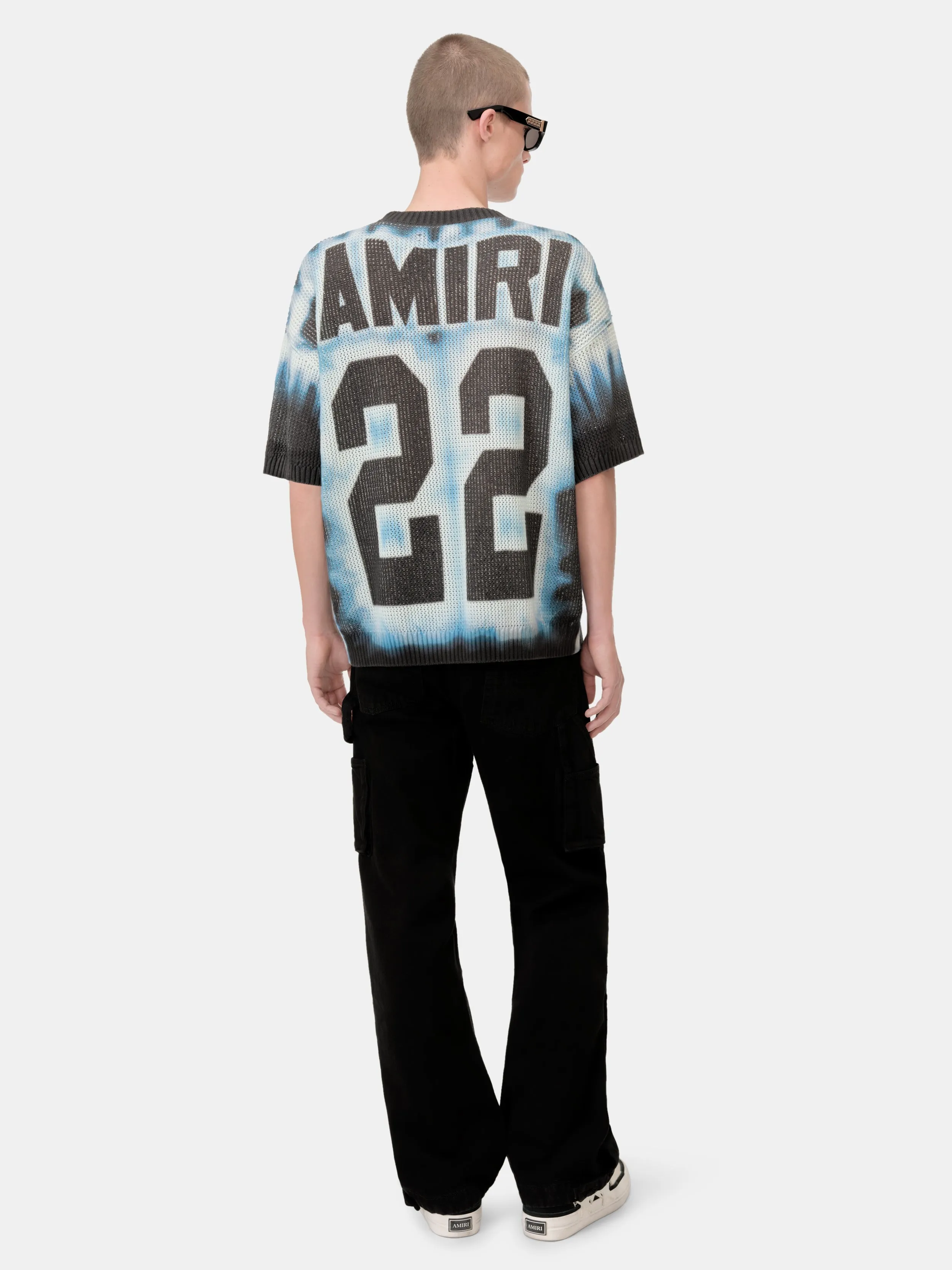 22 TIE DYE TEE - Ashley Blue sold by AMIRI product image thumbnail 5