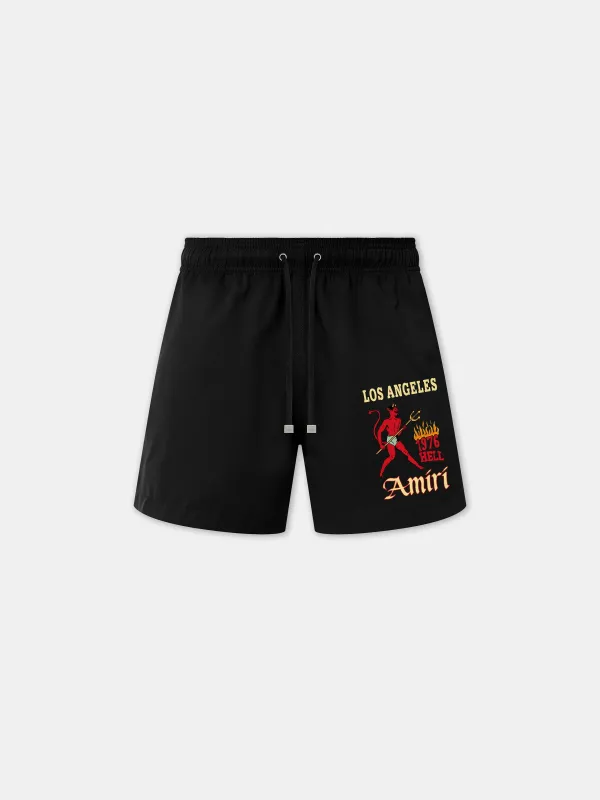 SINNERS SWIM TRUNK - Black sold by AMIRI