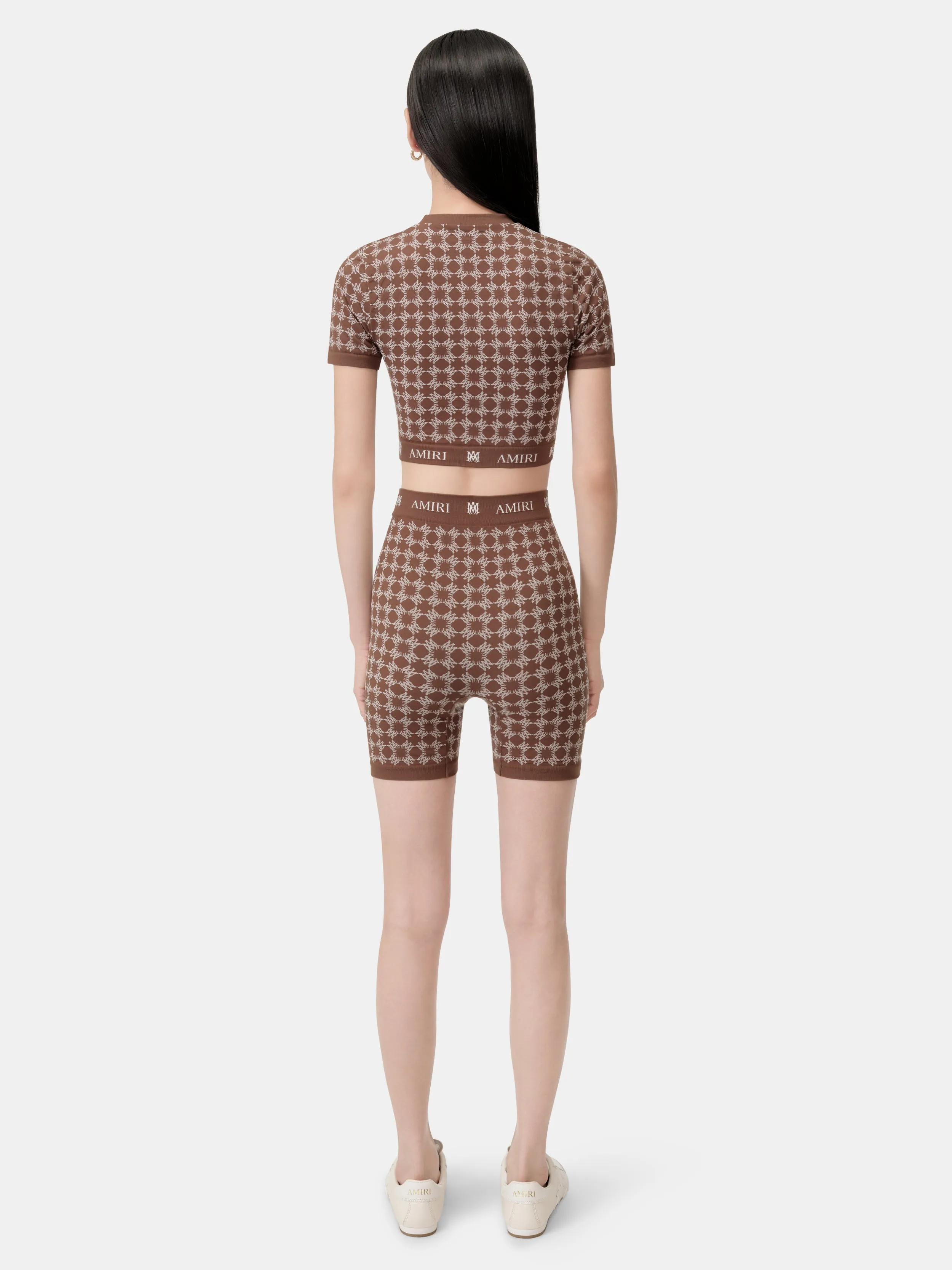 WOMEN - WOMEN'S MA QUAD SEAMLESS SHORT - Chocolate sold by AMIRI product image thumbnail 5