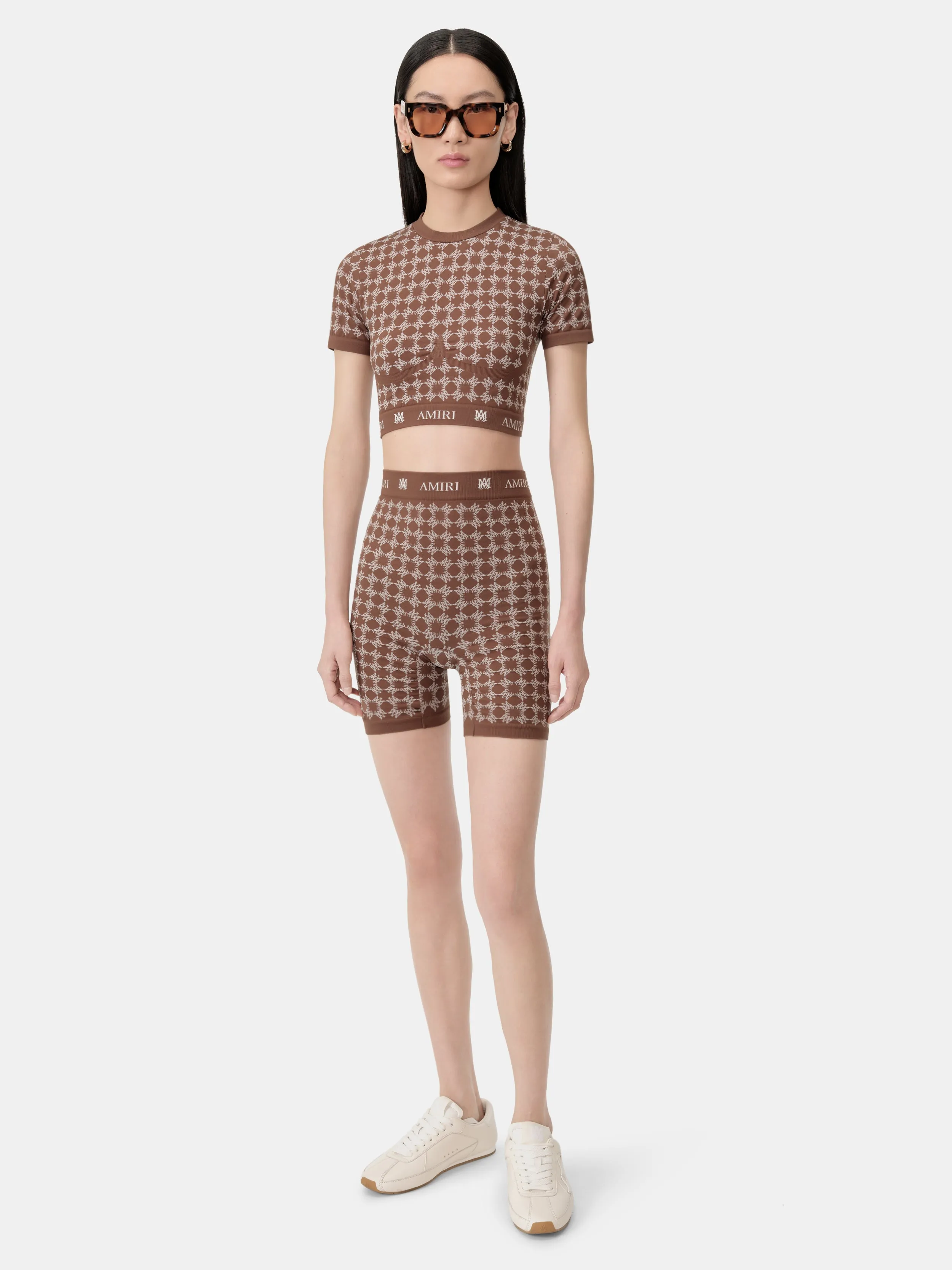 WOMEN - WOMEN'S MA QUAD SEAMLESS SHORT - Chocolate sold by AMIRI product image thumbnail 2