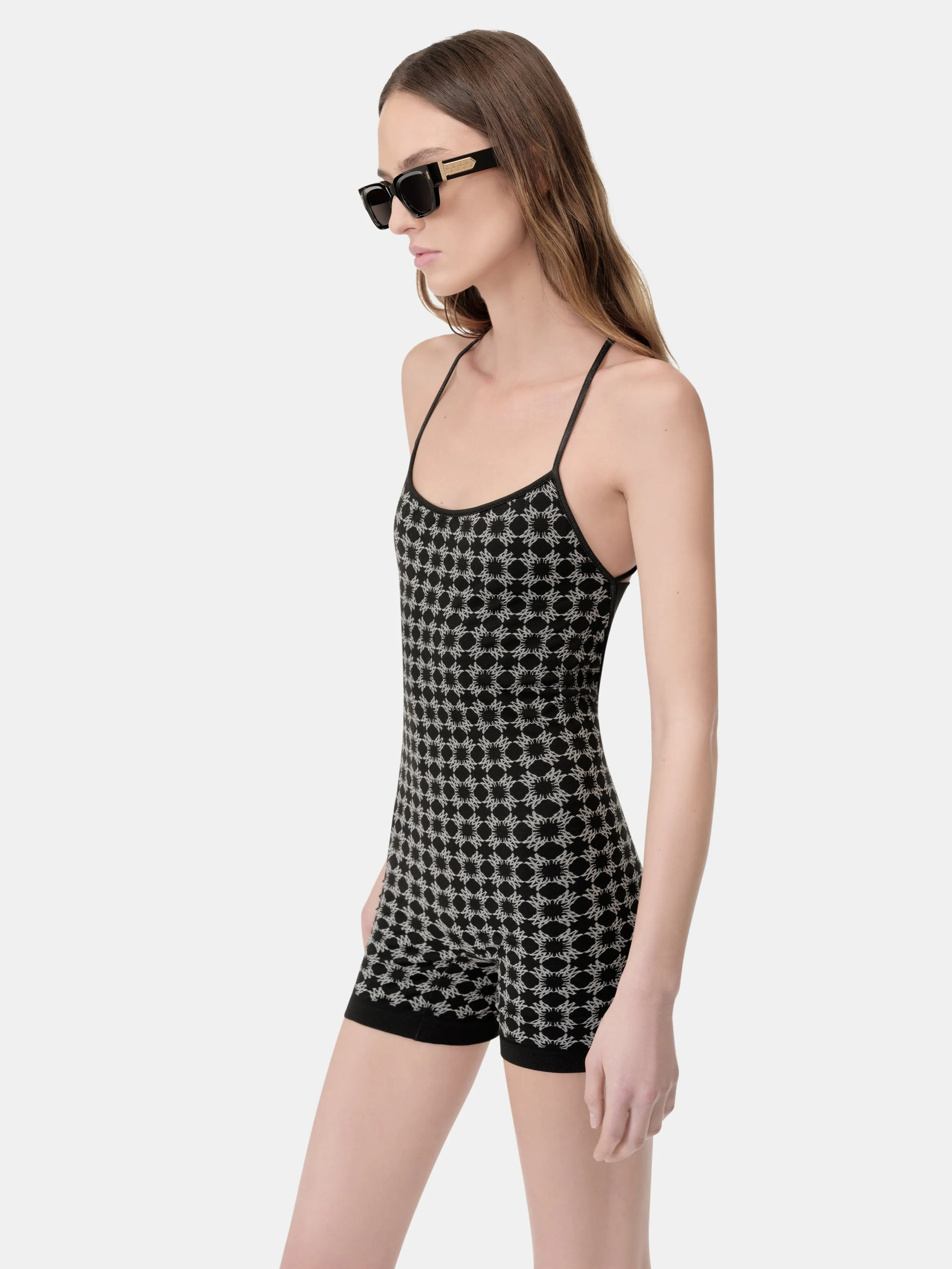 WOMEN - WOMEN'S MA QUAD SEAMLESS ROMPER - Black sold by AMIRI product image thumbnail 4