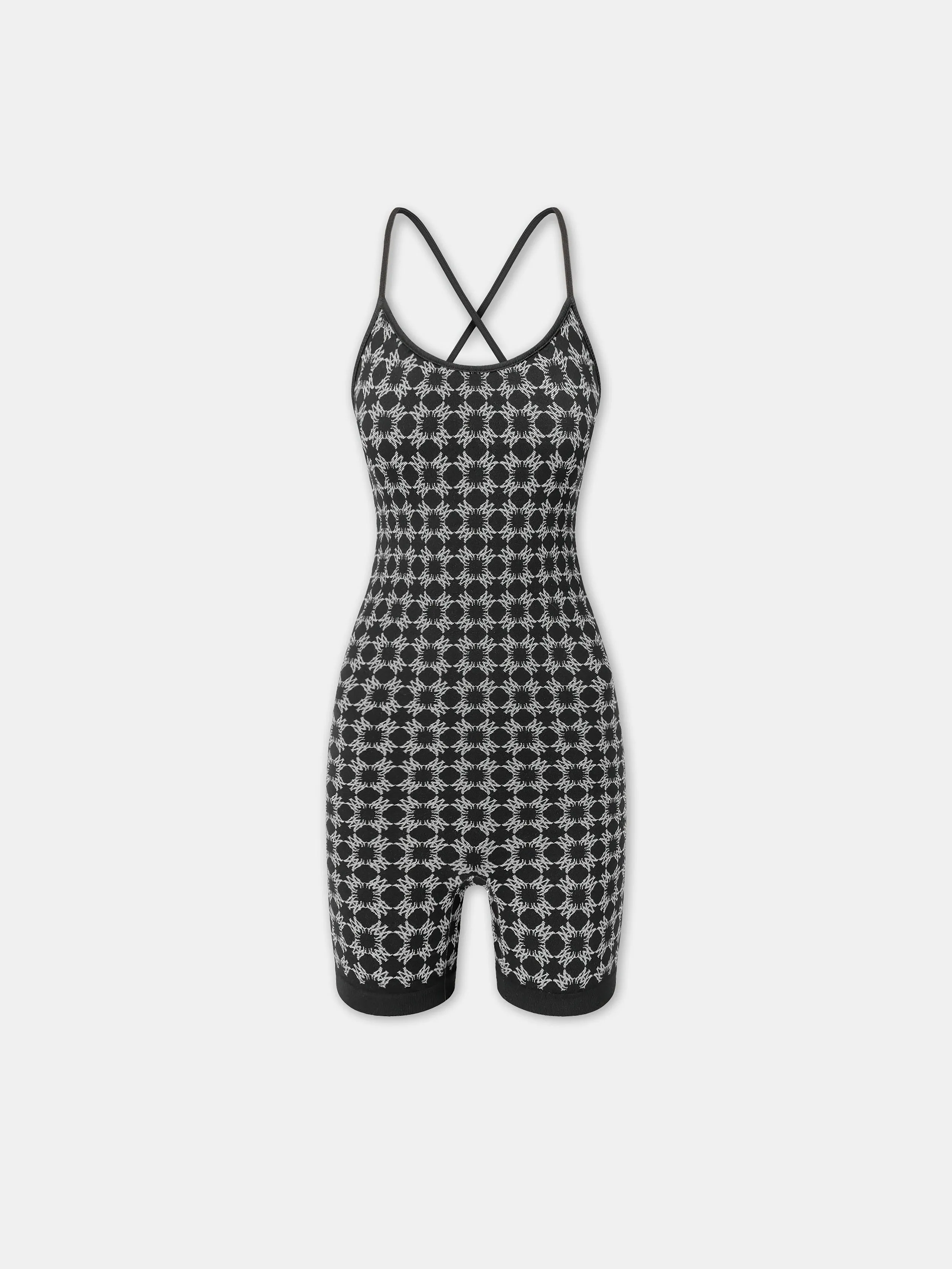 WOMEN - WOMEN'S MA QUAD SEAMLESS ROMPER - Black sold by AMIRI