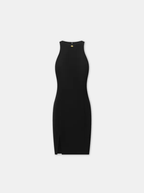 WOMEN - WOMEN'S SLIT MINI DRESS - Black sold by AMIRI