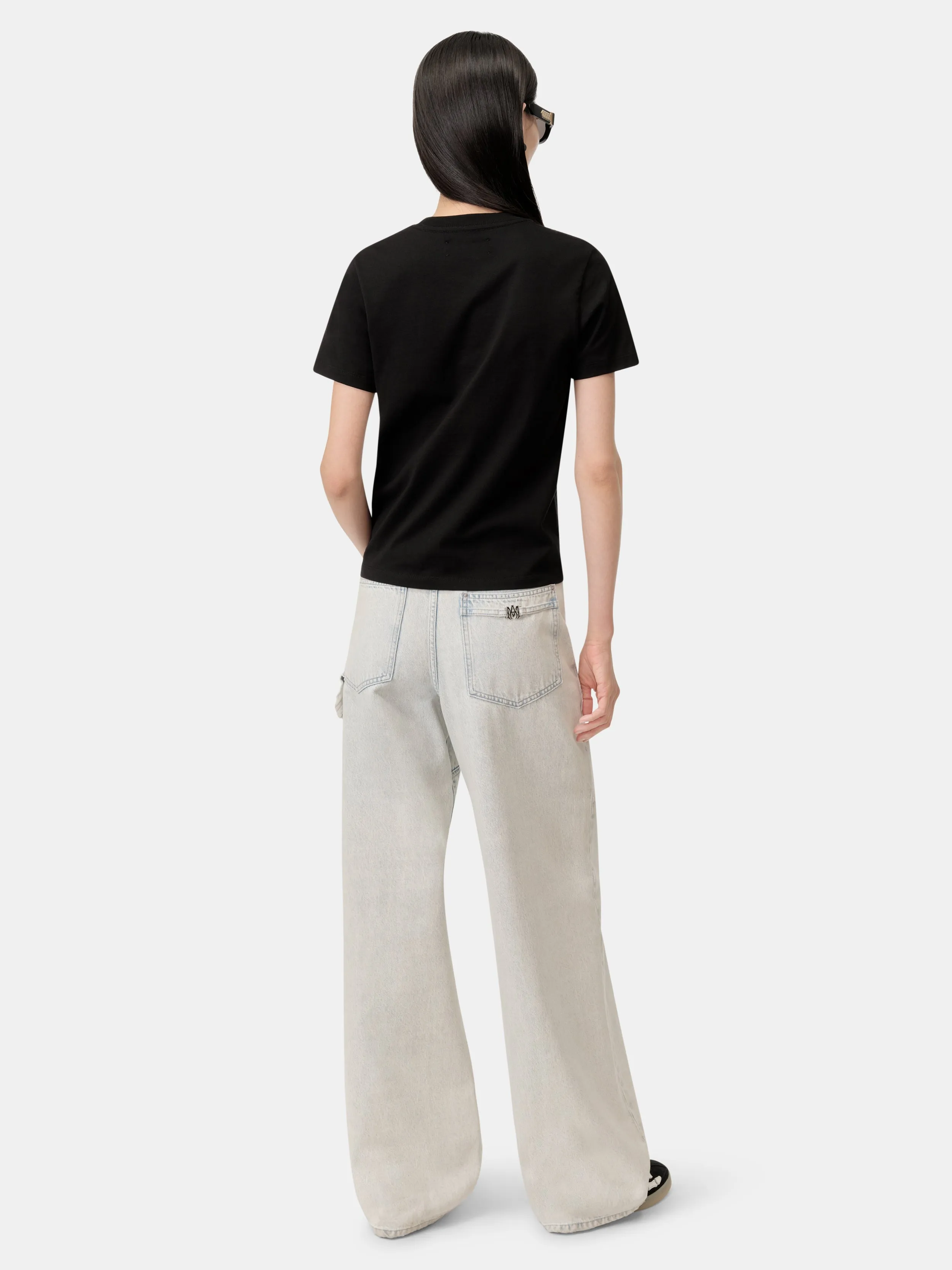 WOMEN - WOMEN'S AMIRI HOLLYWOOD TEE - Black sold by AMIRI product image thumbnail 5