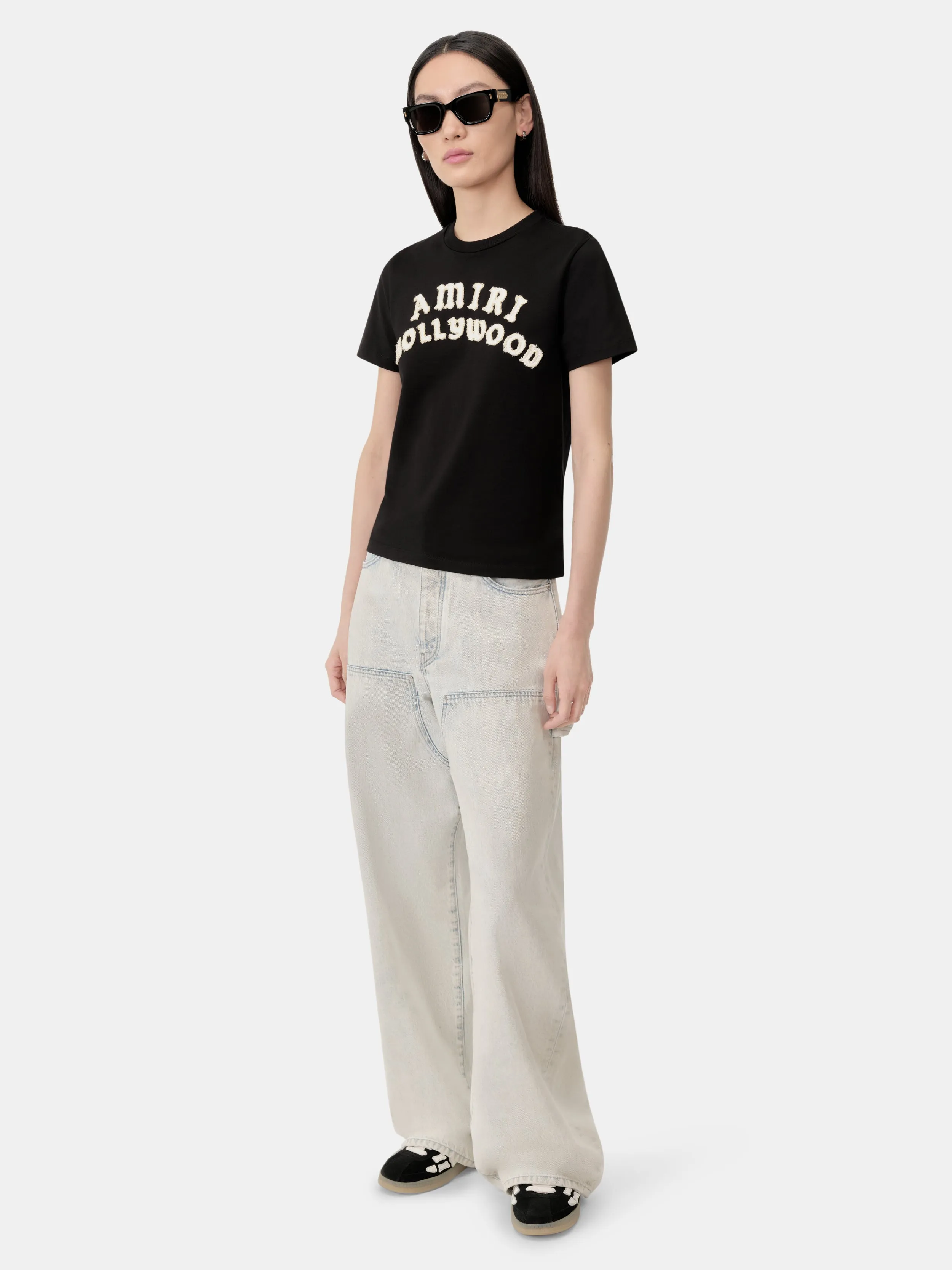 WOMEN - WOMEN'S AMIRI HOLLYWOOD TEE - Black sold by AMIRI product image thumbnail 2