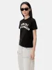 WOMEN - WOMEN'S AMIRI HOLLYWOOD TEE - Black sold by AMIRI