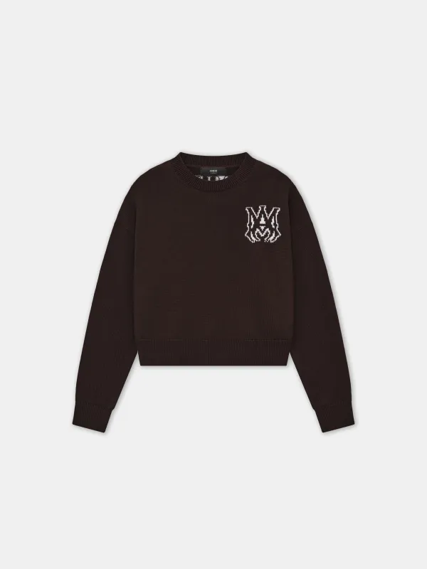 WOMEN - WOMEN'S MA CREW - CHOCOLATE made by AMIRI