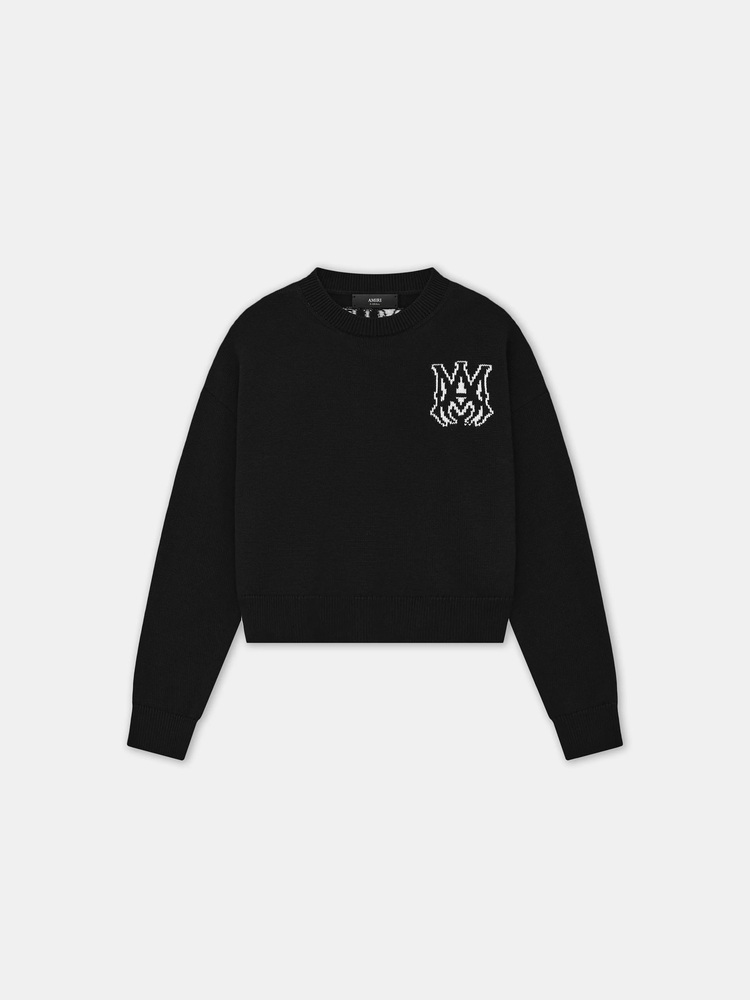 WOMEN - WOMEN'S MA CREW - BLACK sold by AMIRI