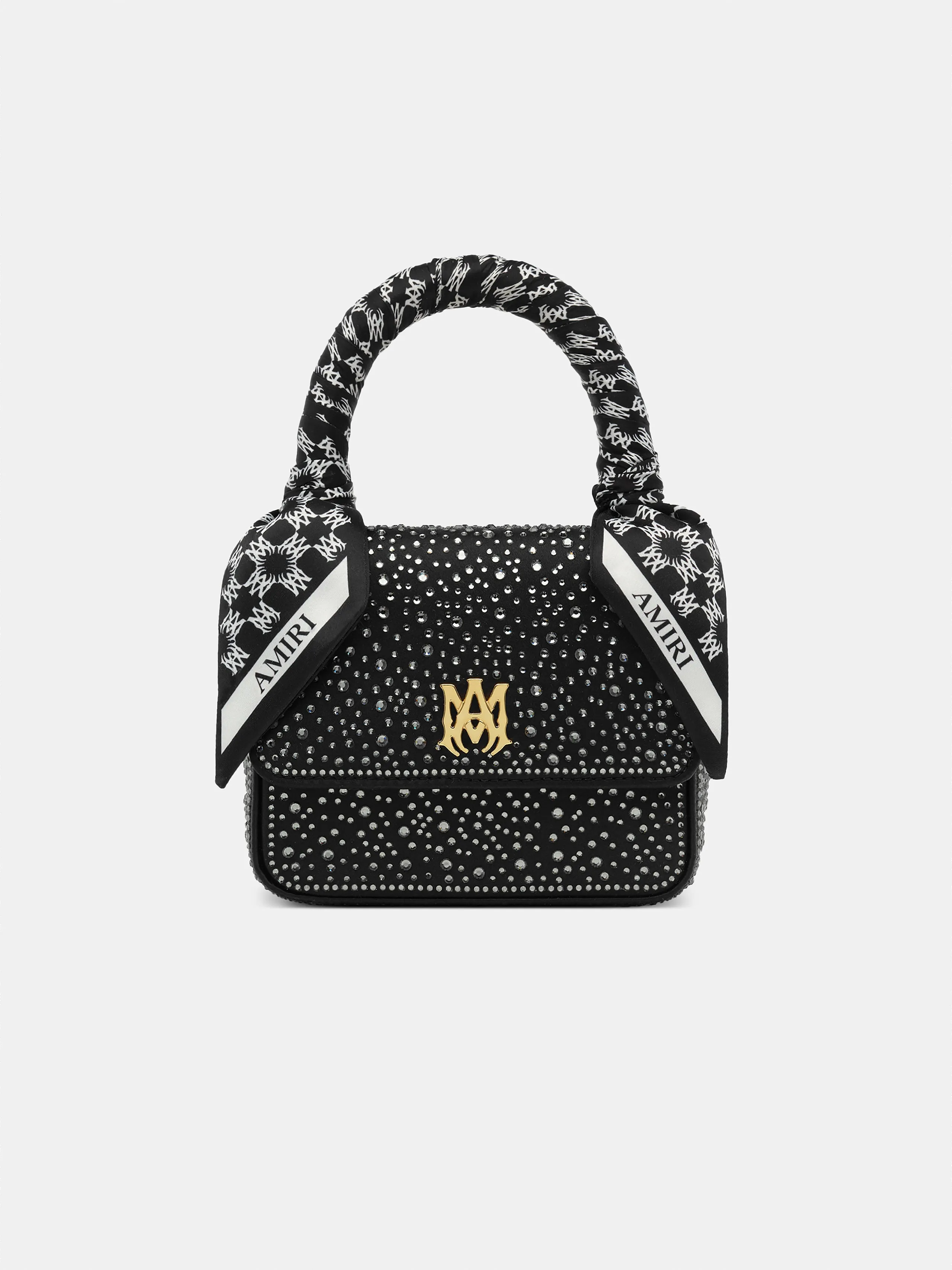 WOMEN - WOMEN'S CRYSTAL MICRO MA BAG - Black sold by AMIRI